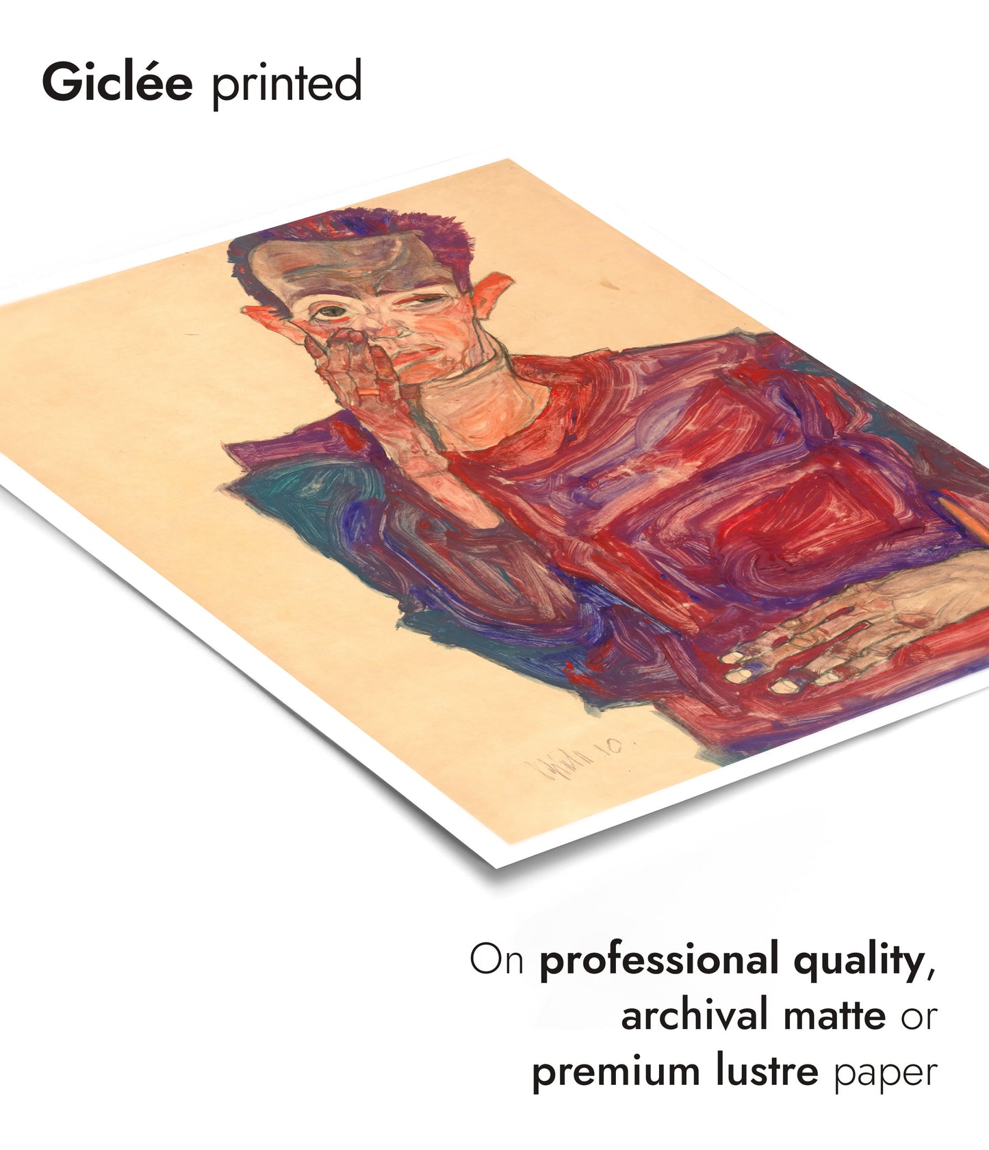 Self-Portrait with Eyelid Pulled Down