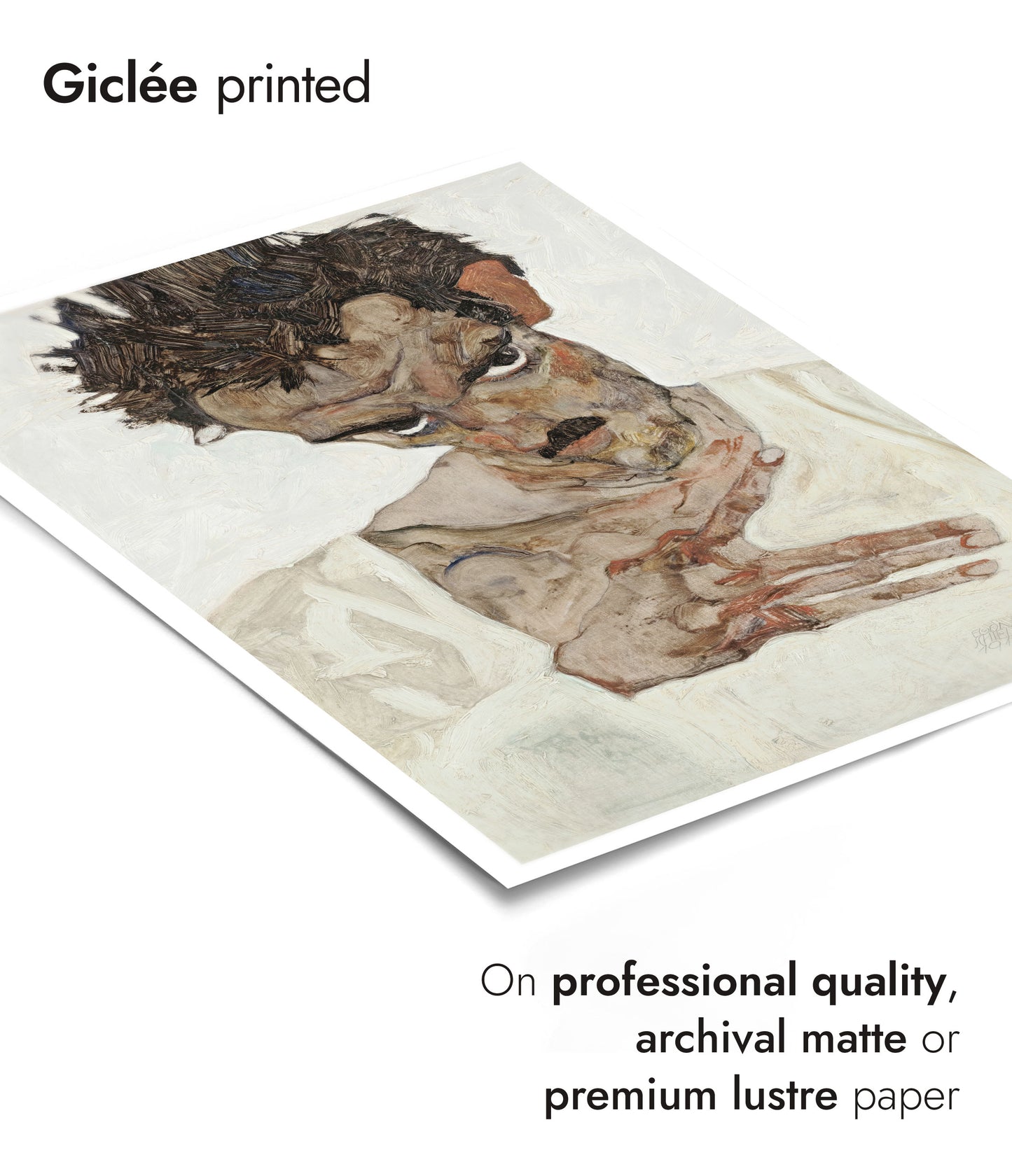 Self-Portrait with Lowered-Head