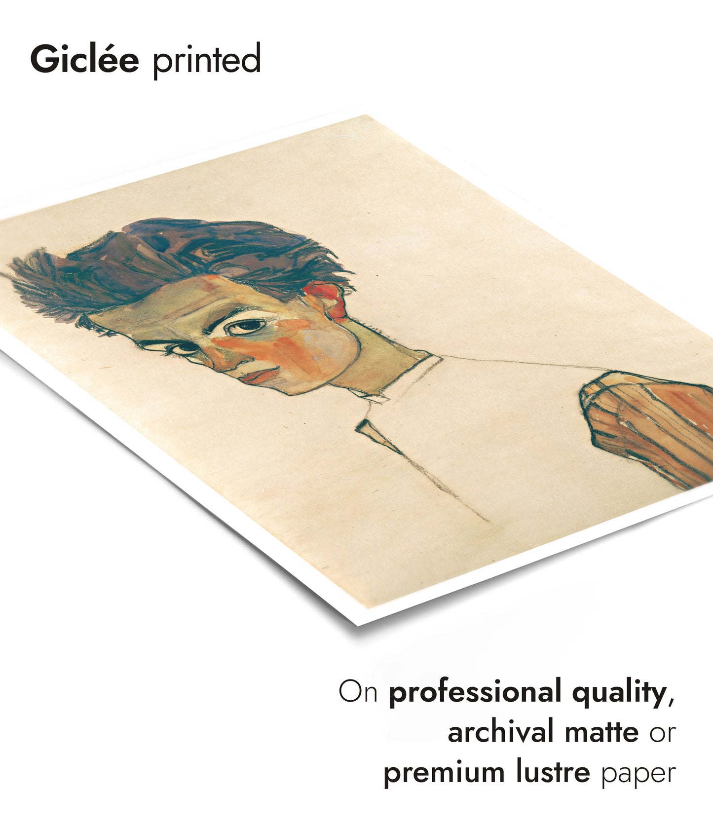 Self-Portrait with Striped Shirt