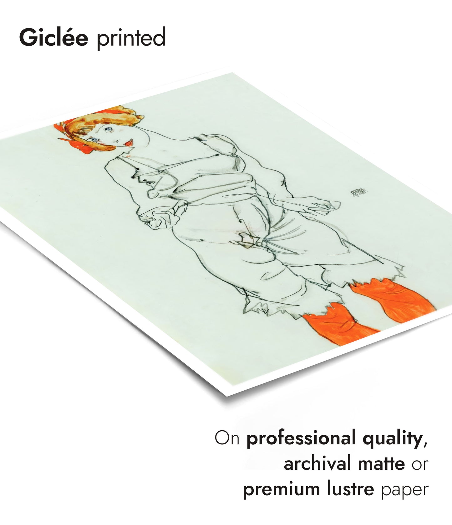 Woman in Underclothes and Stockings