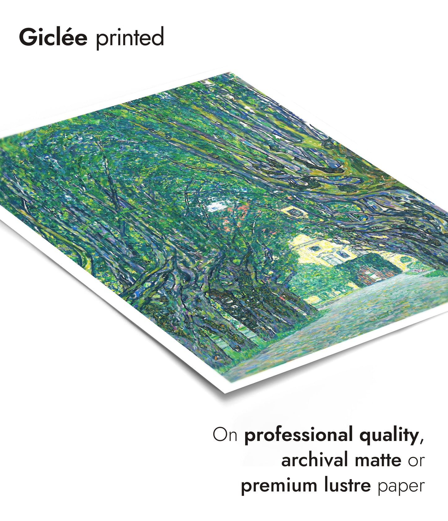 Allé till Schloss Kammer