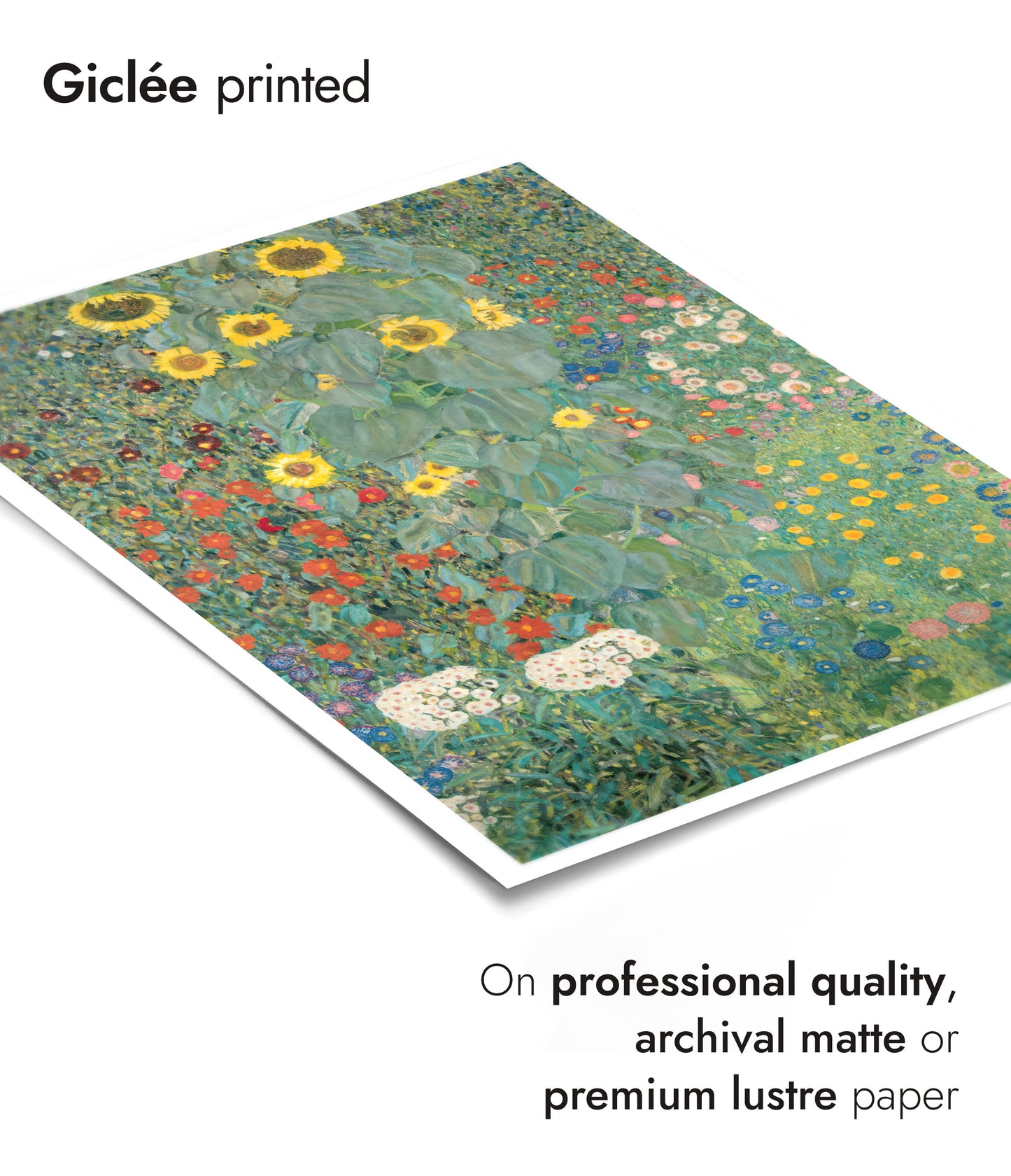 Farm Garden with Sunflowers