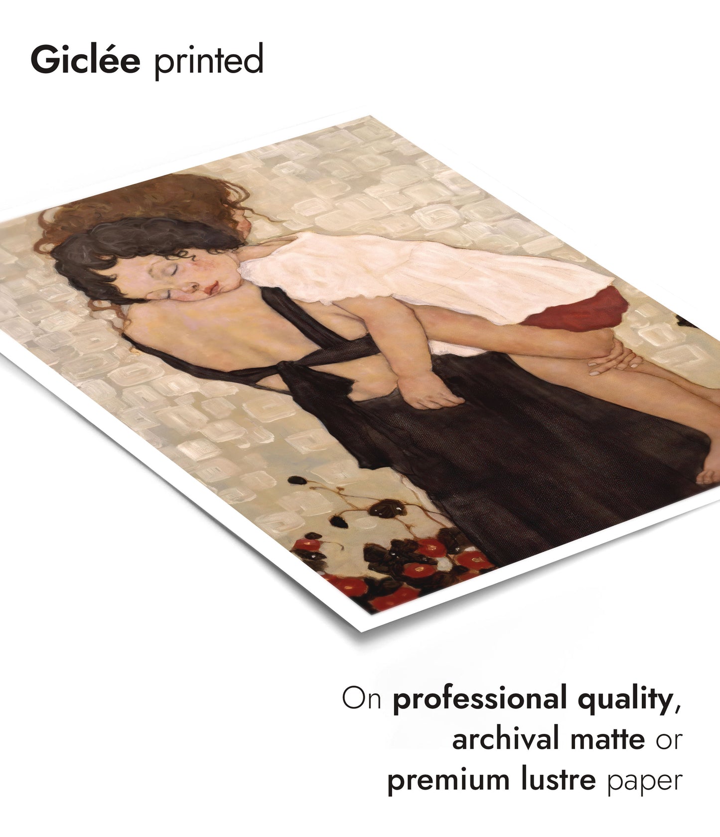 Mère tenant un enfant