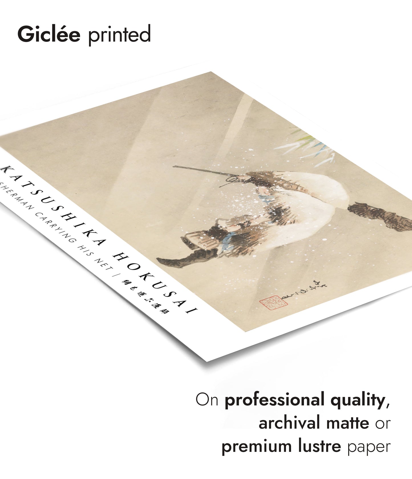 Fisherman Carrying His Net