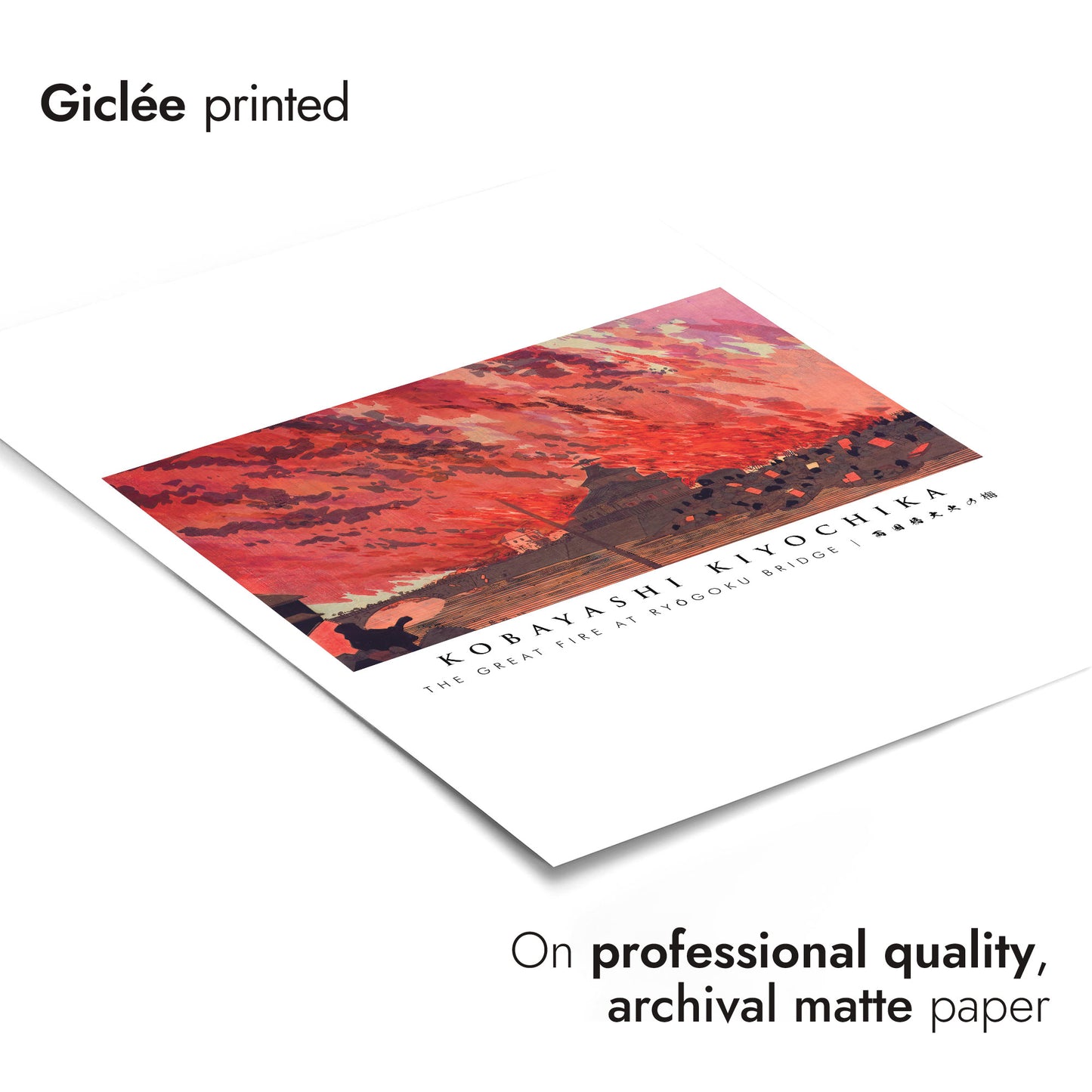 Den stora branden vid Ryōgoku-bron