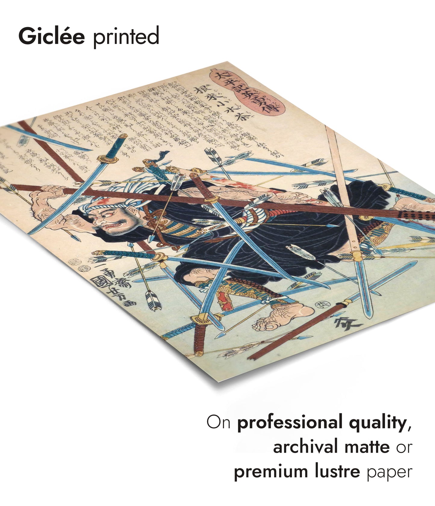 Negorono Konizuchi Amid a Hail of Weapons