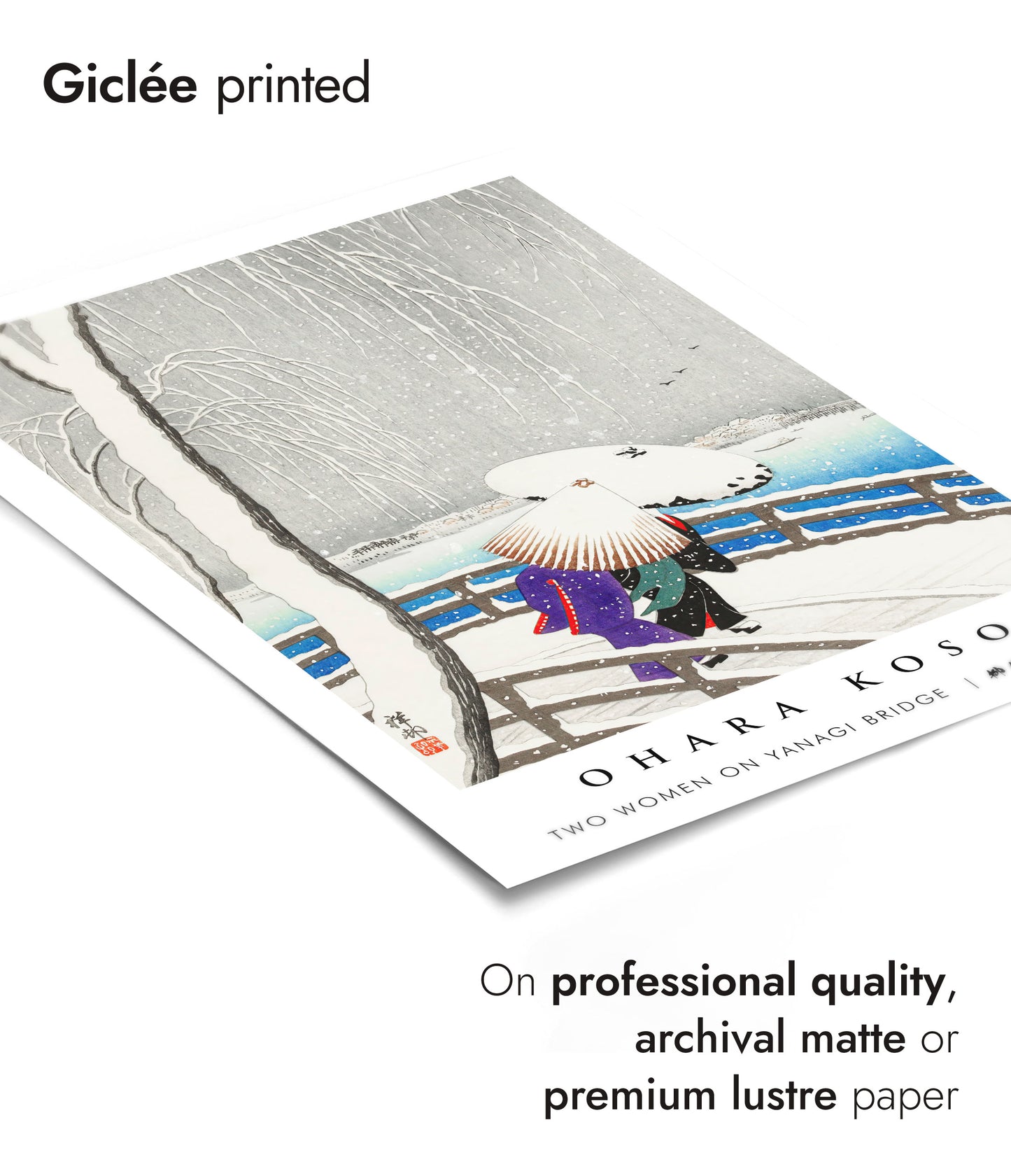 Two Women on Yanagi Bridge