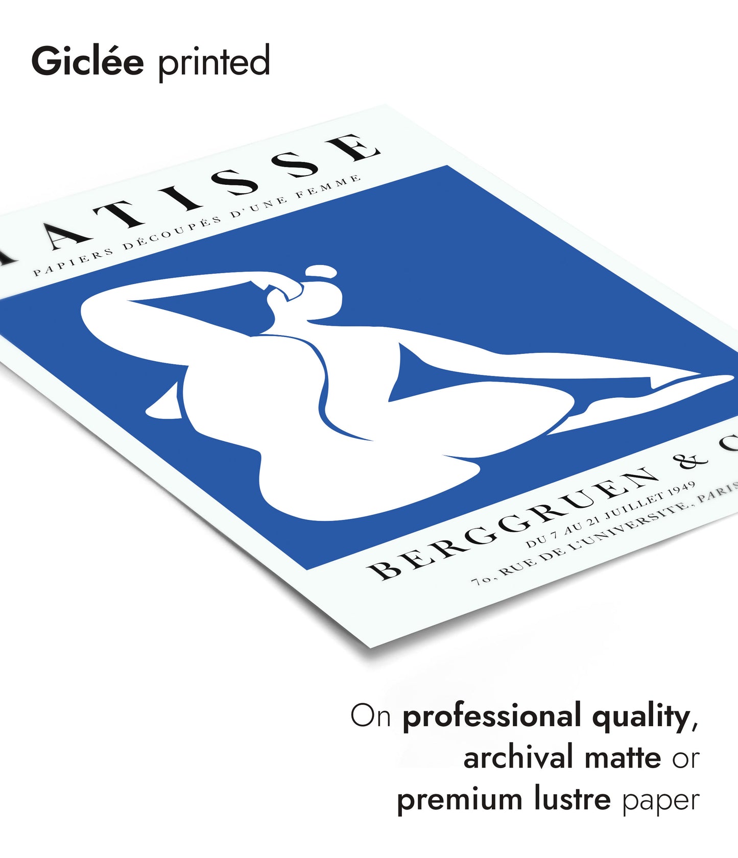 Une Femme Bleue, Qui S'Étire