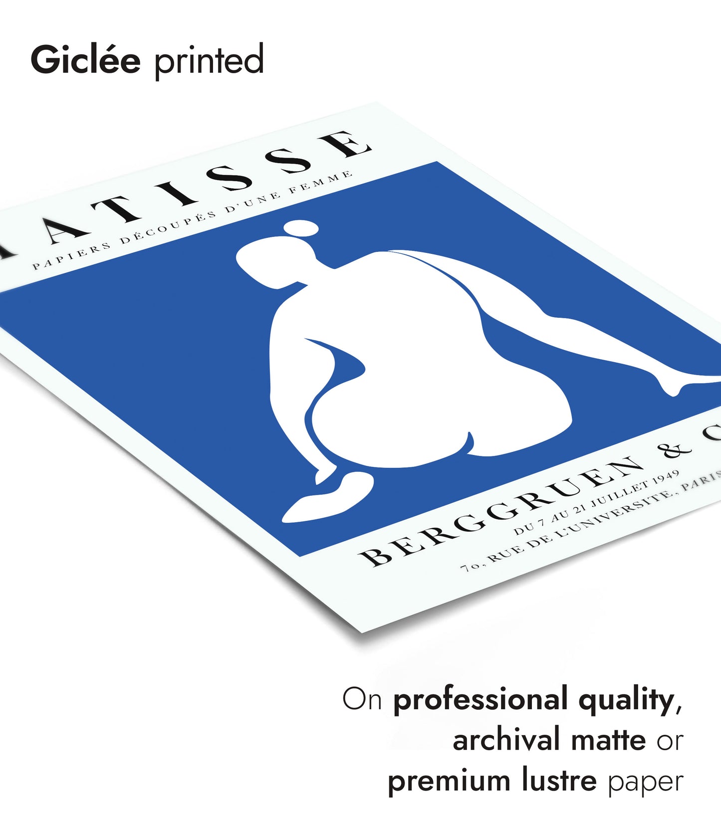 Une Femme Bleue, Le Derrière