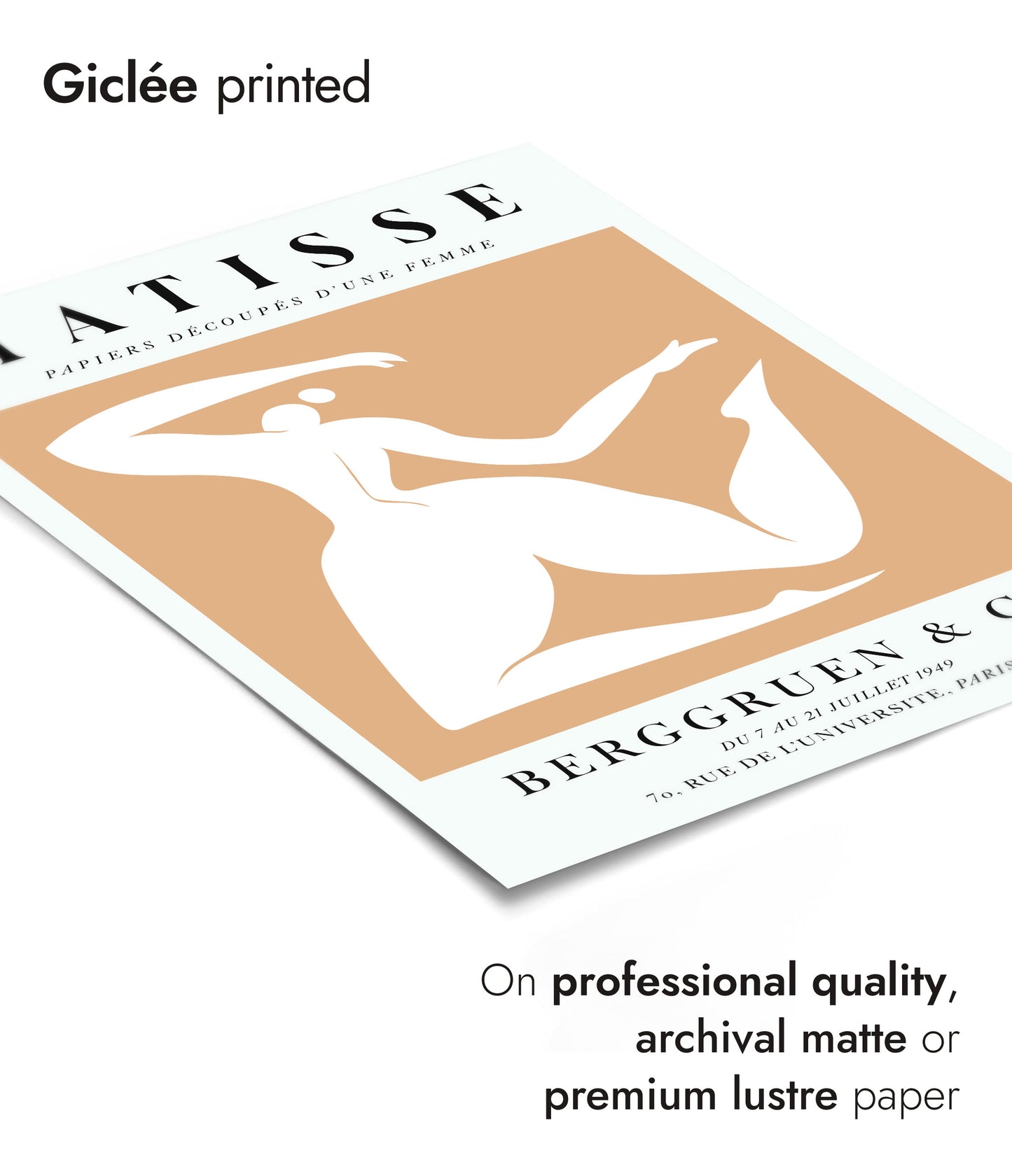 Eine orangefarbene Frau, akrobatisch