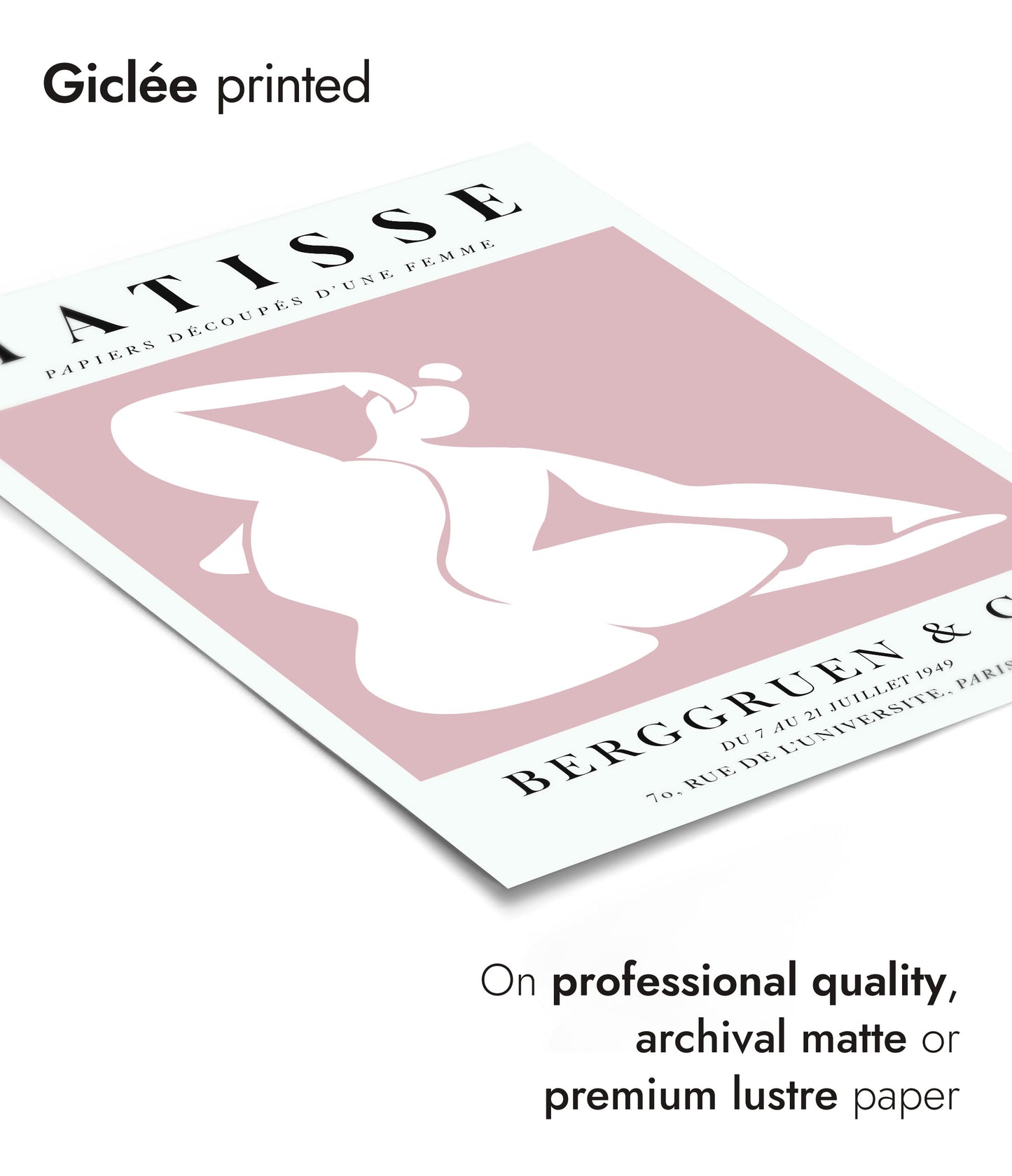 Een Roze Vrouw, Die Zich Uitstrekt