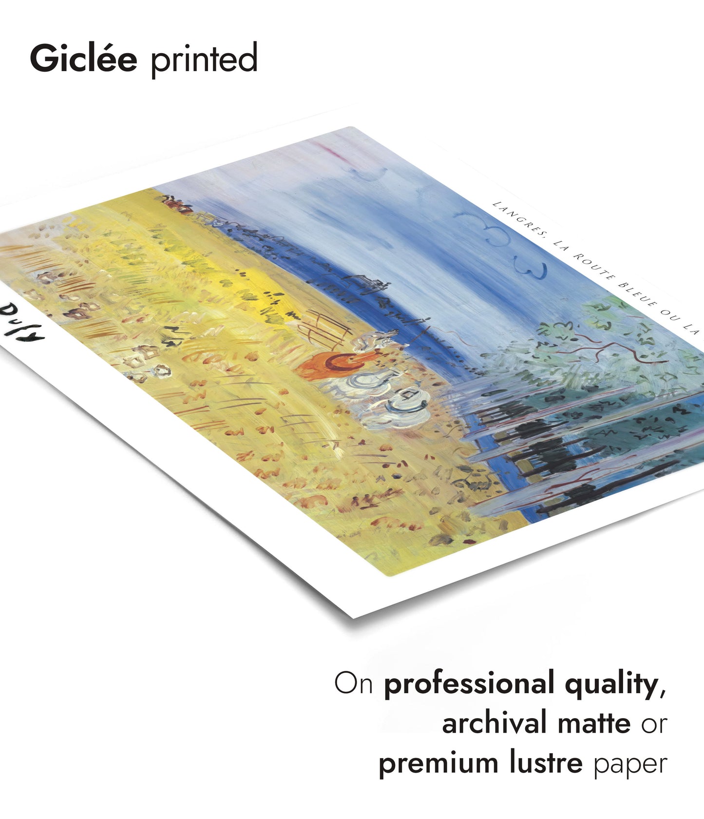 Langres, La Route Bleue ou La Faucheuse