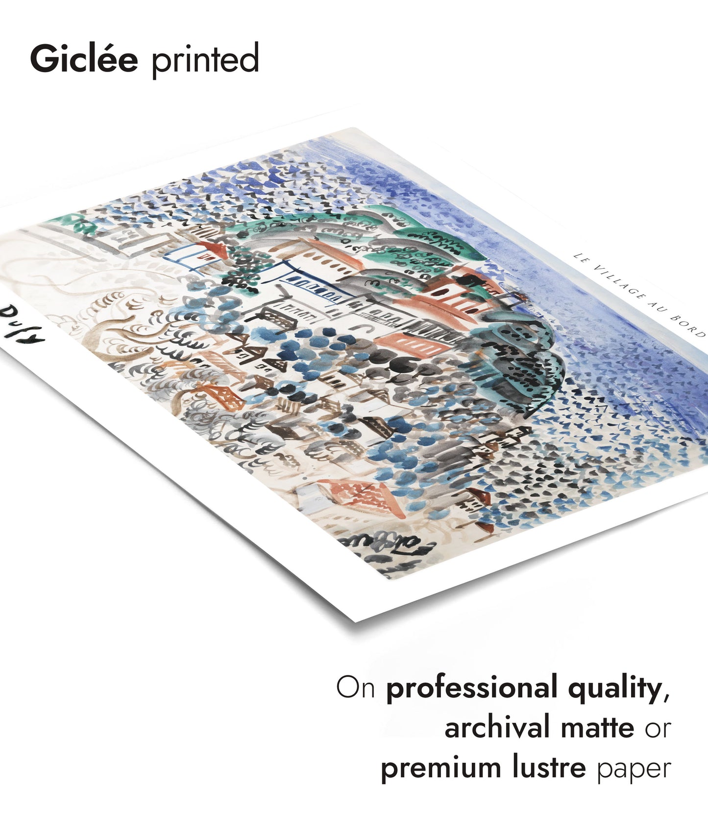 Le Village au Bord de la Mer