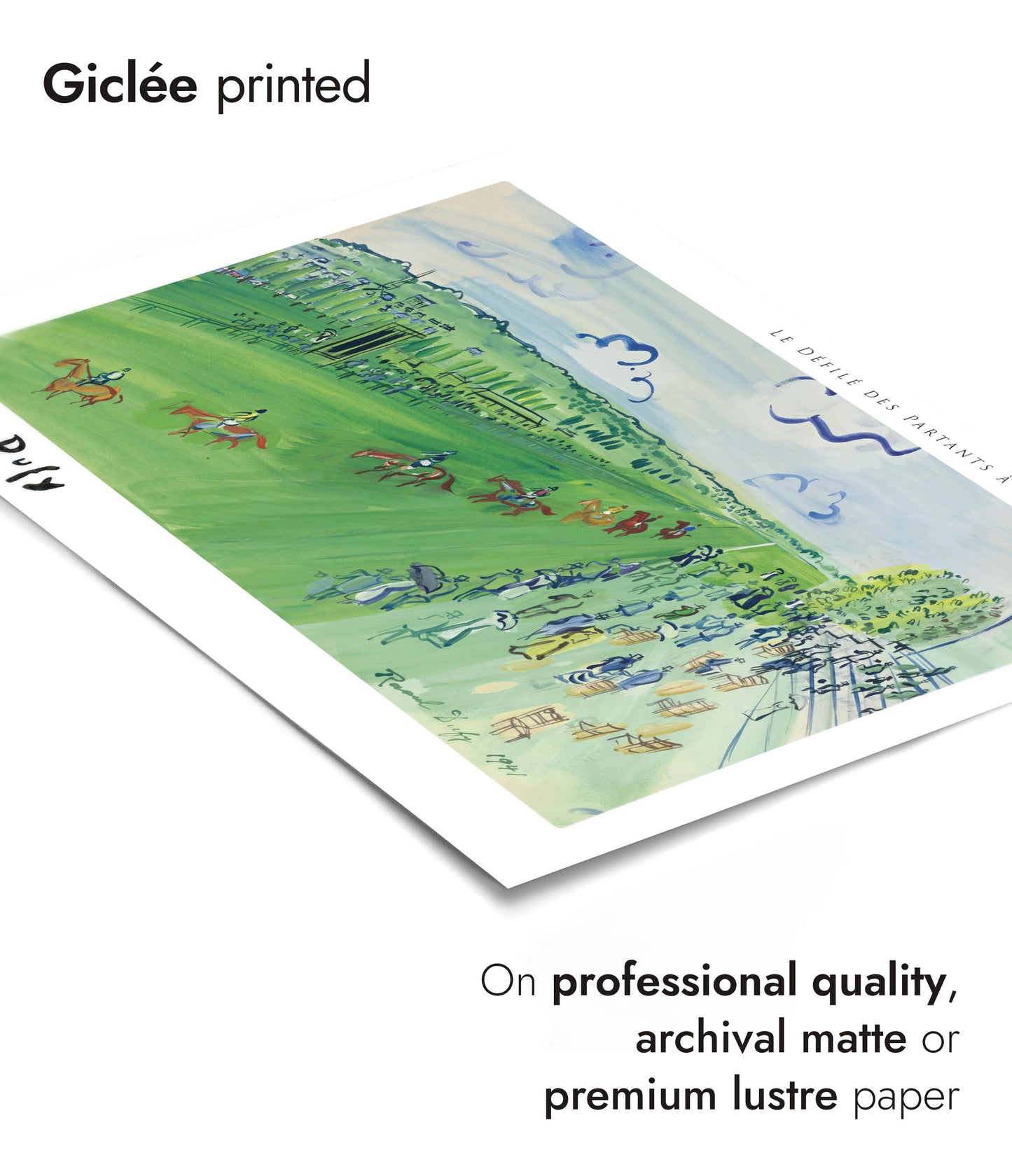 Le défilé des partants à Deauville