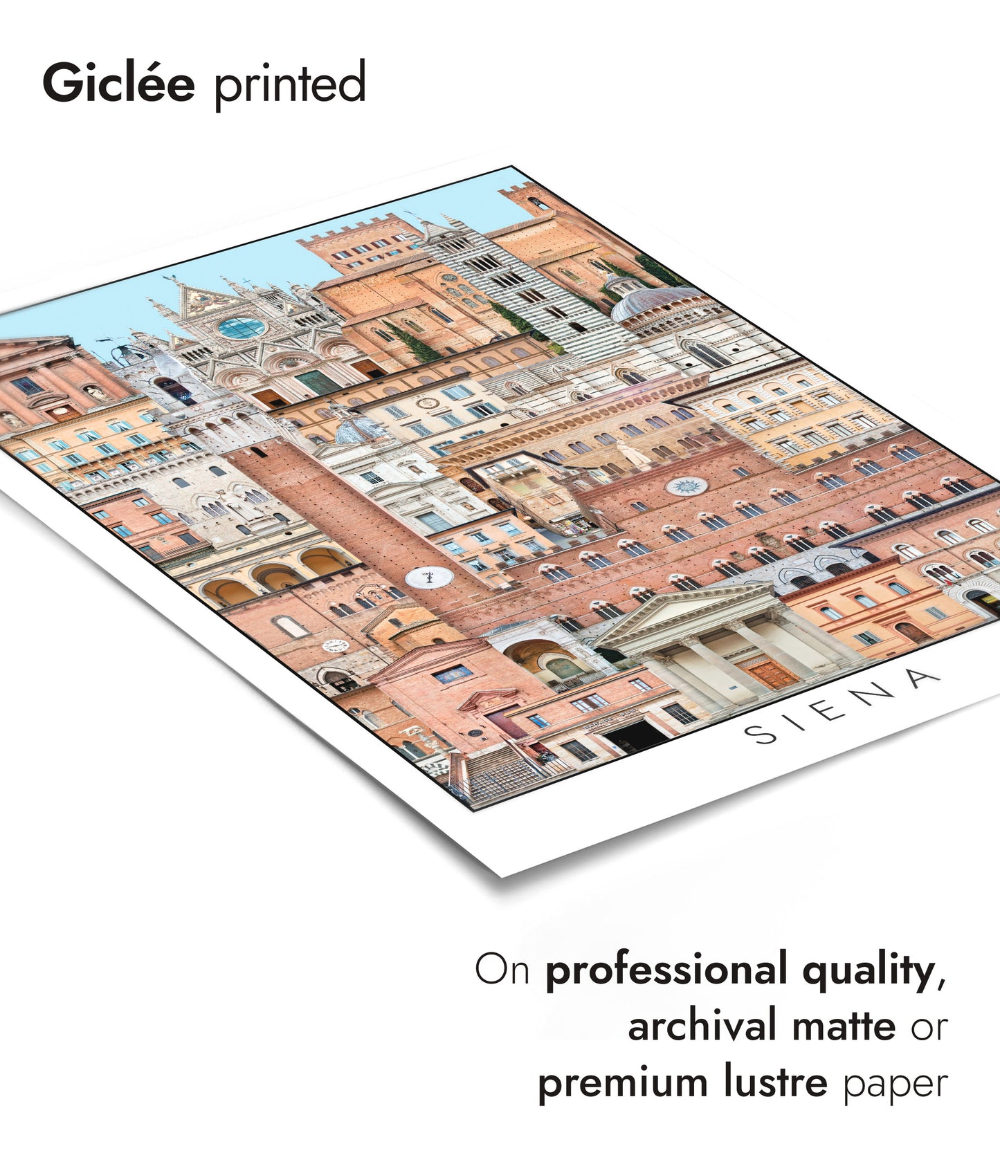 Paysage urbain de Sienne