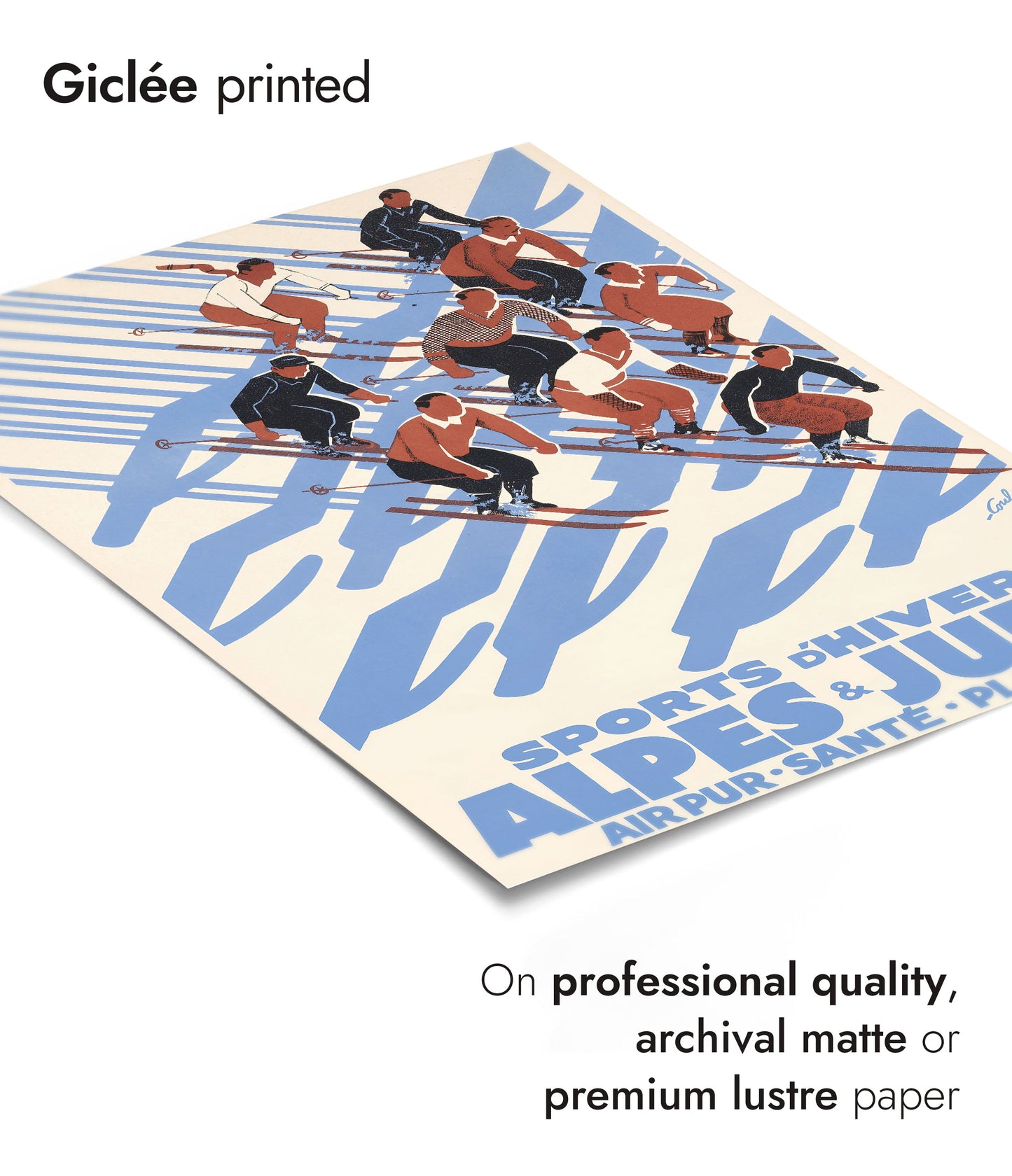 Ski dans les Alpes françaises