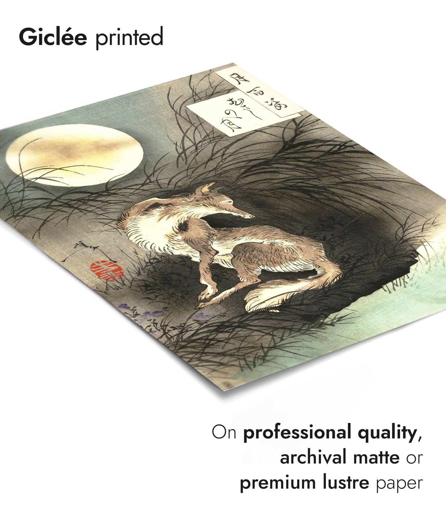 Månen över Musashi-ängen