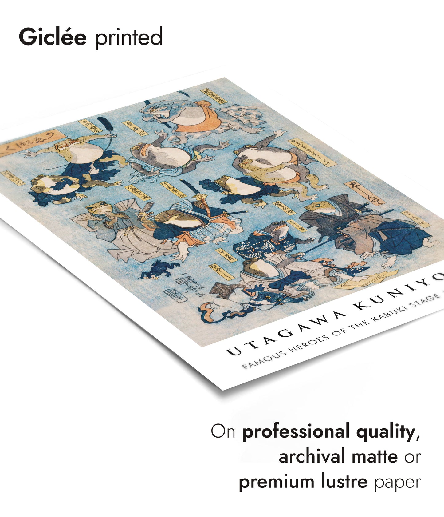 Famous Heroes of the Kabuki Stage