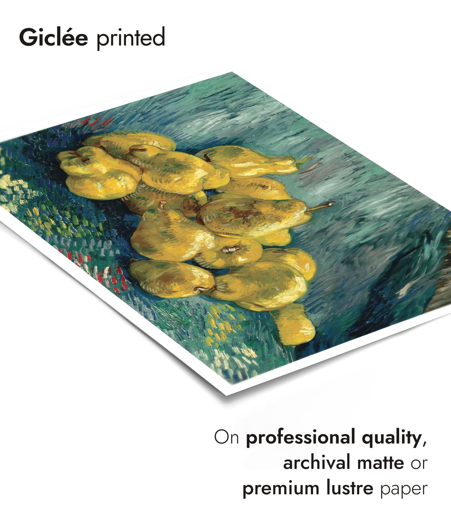 Stilleben med kvitten