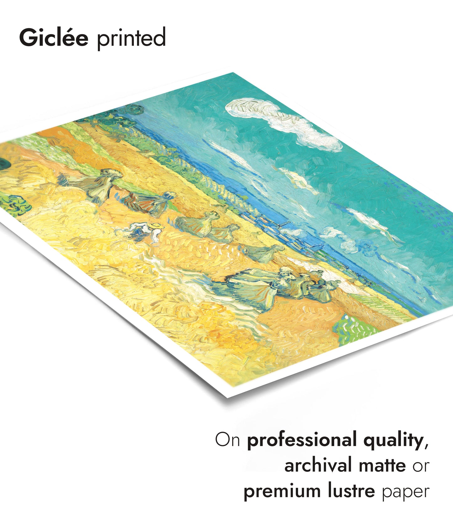 Wheat Fields with Reaper, Auvers