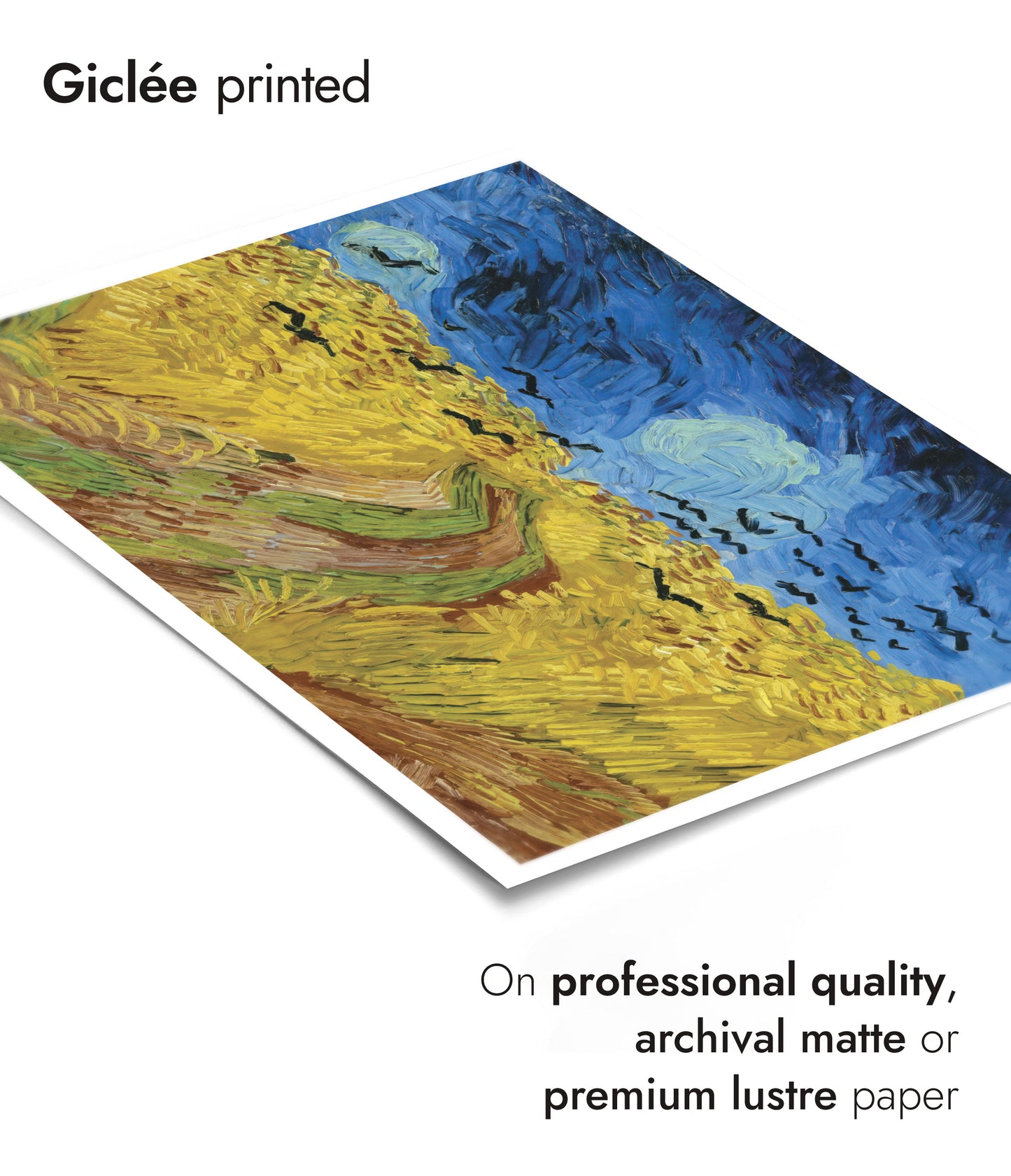 Wheatfield with Crows