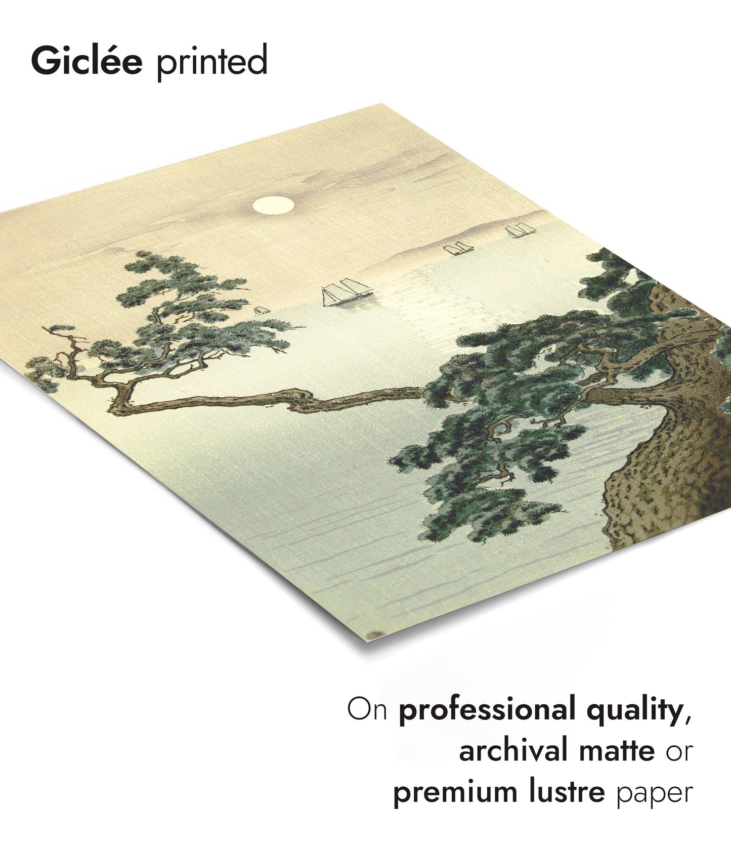 Volle Maan bij Akashi Strand