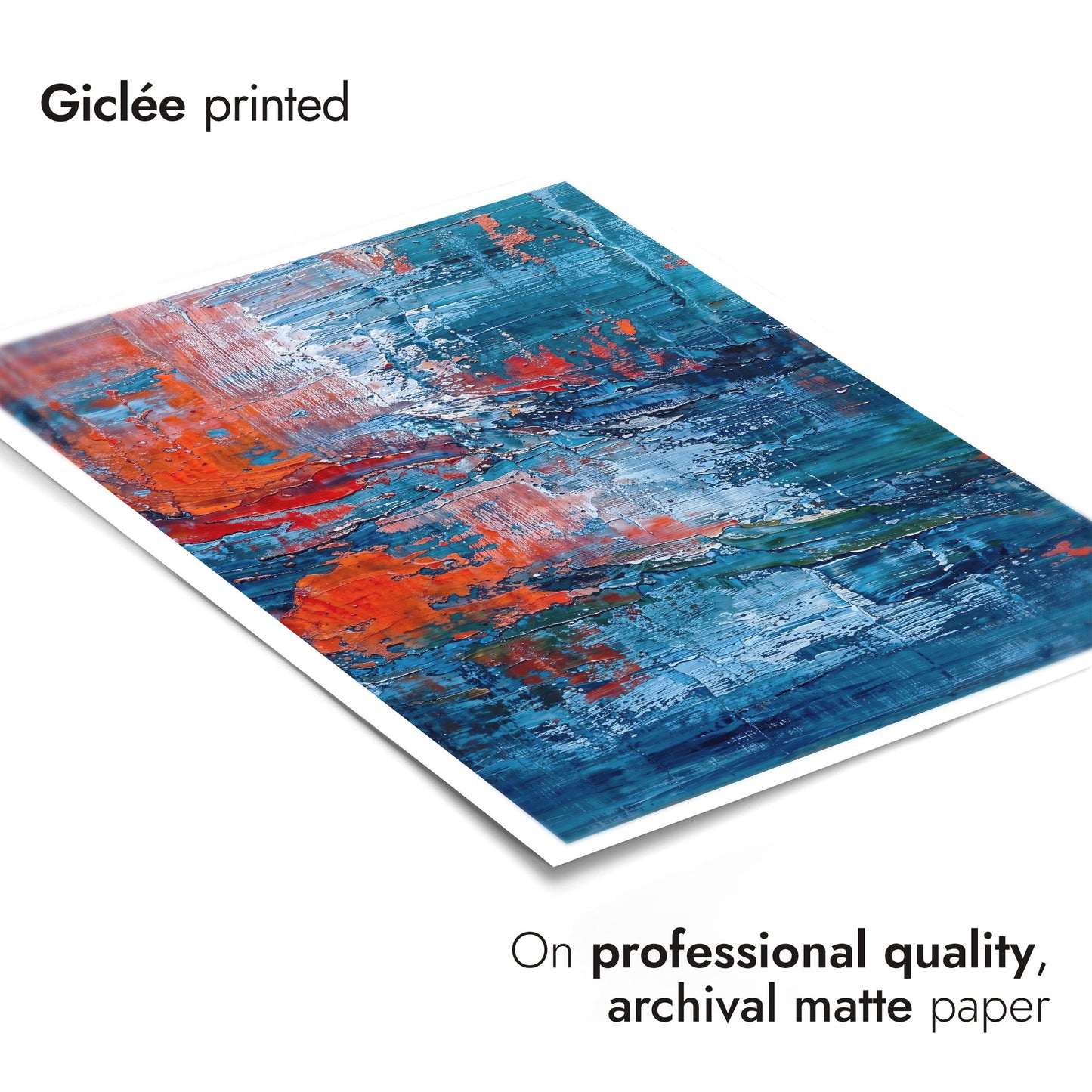 Warm & Cold Impasto, Portrait III