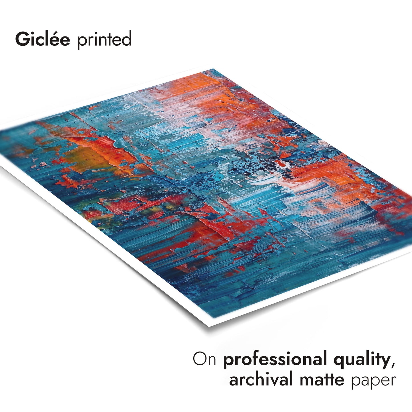 Warm & Cold Impasto, Portrait I