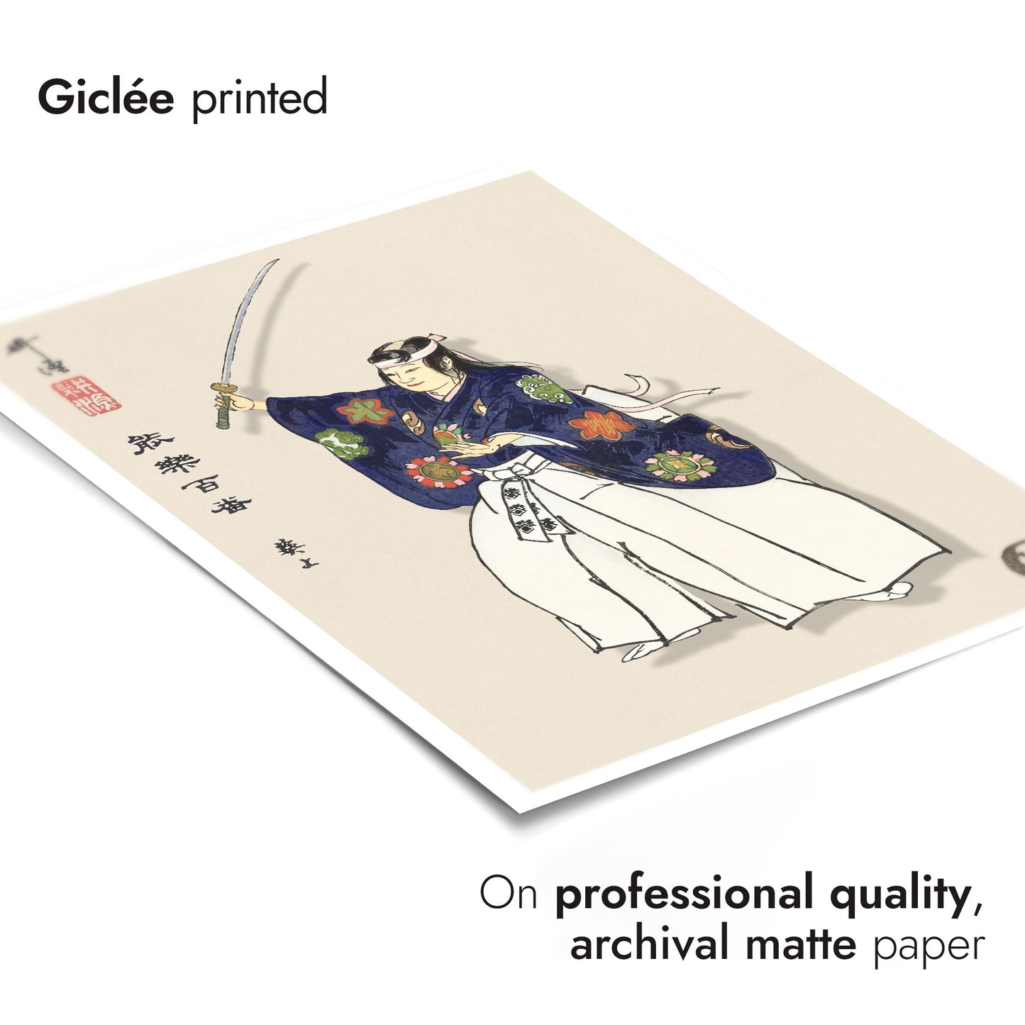 Actors in the Noh Play Eboshiori