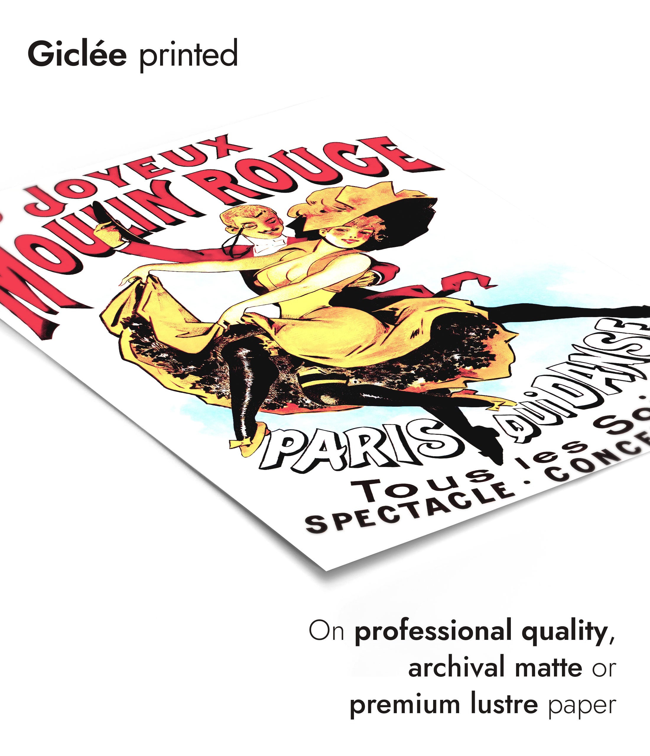 Mular Rouge Mulan Rouge - Cabaret | Vintage Ads | Framed Prints & Posters – Animato
