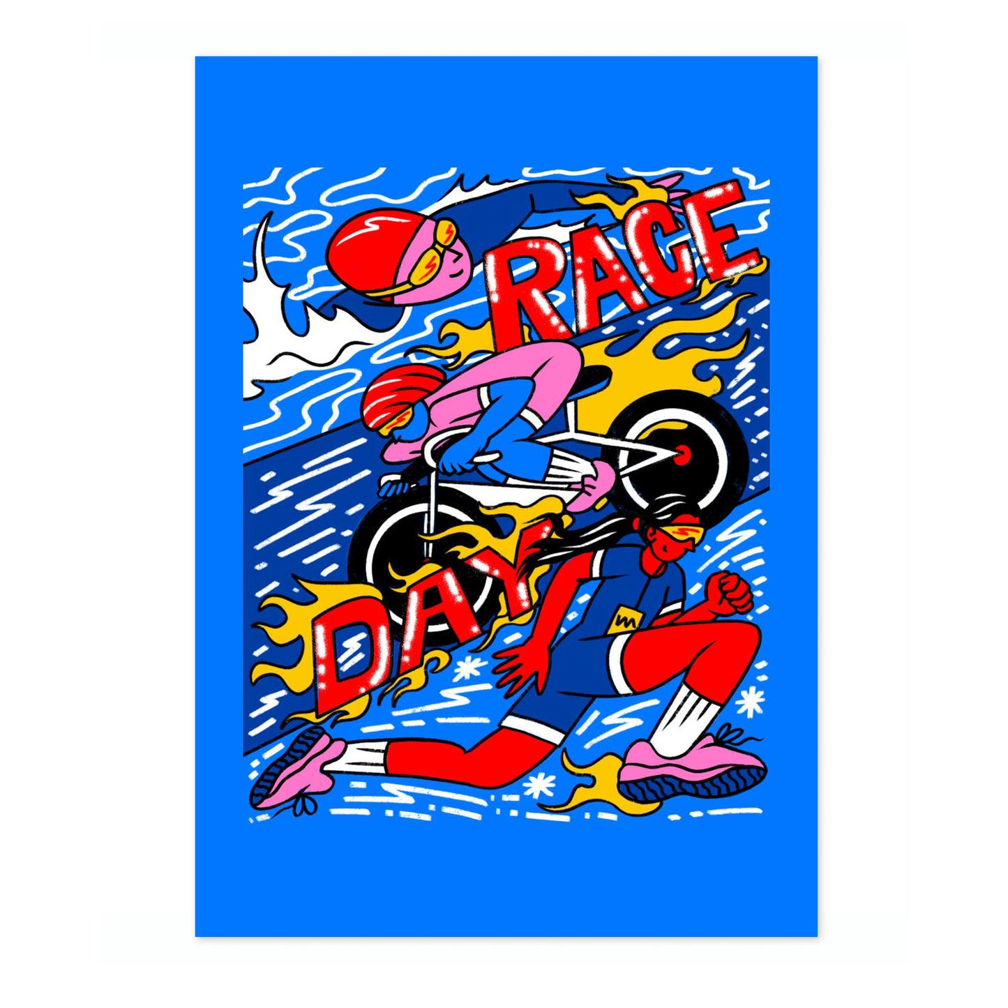 Triathlon On Race Day