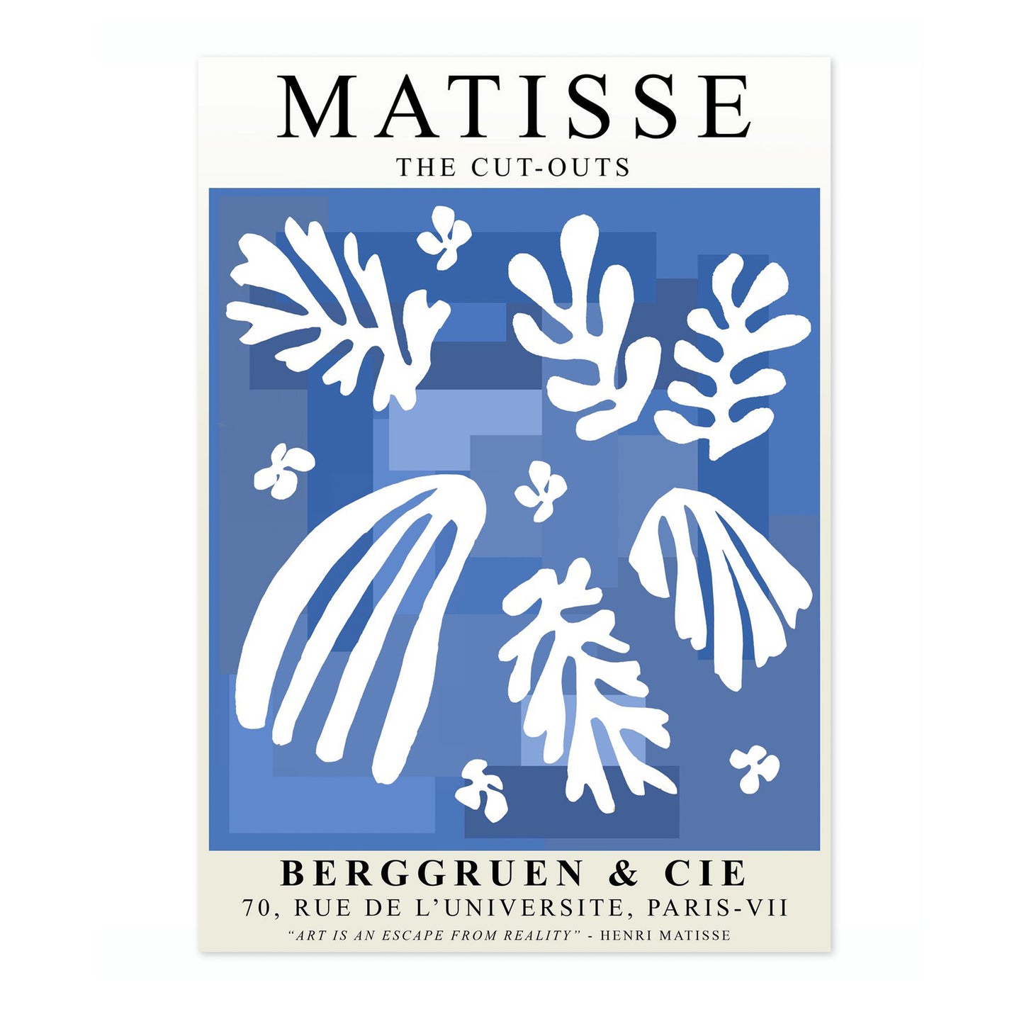 Matisse Blue Cut-Outs