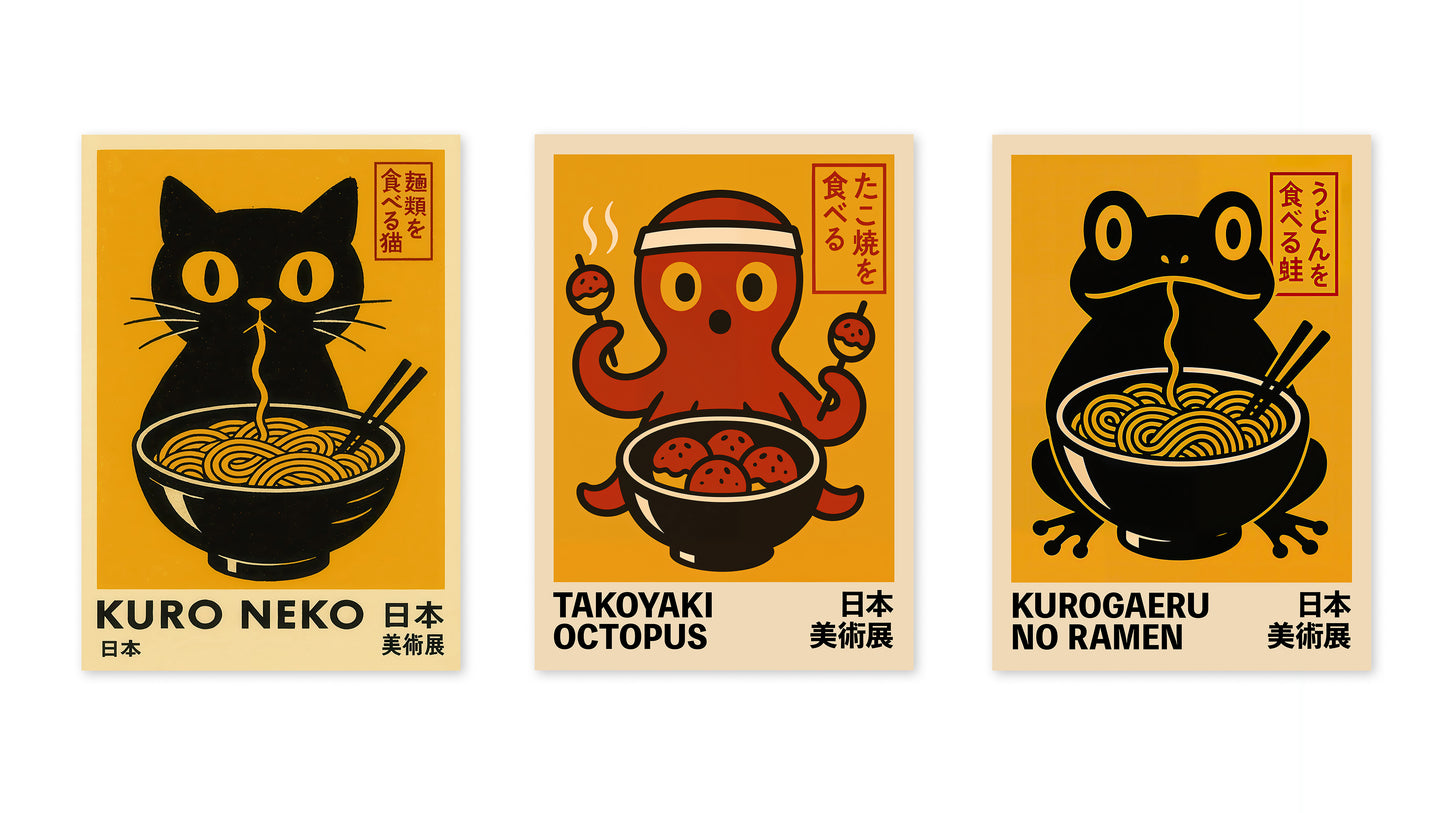 Kuro Neko Food Trio