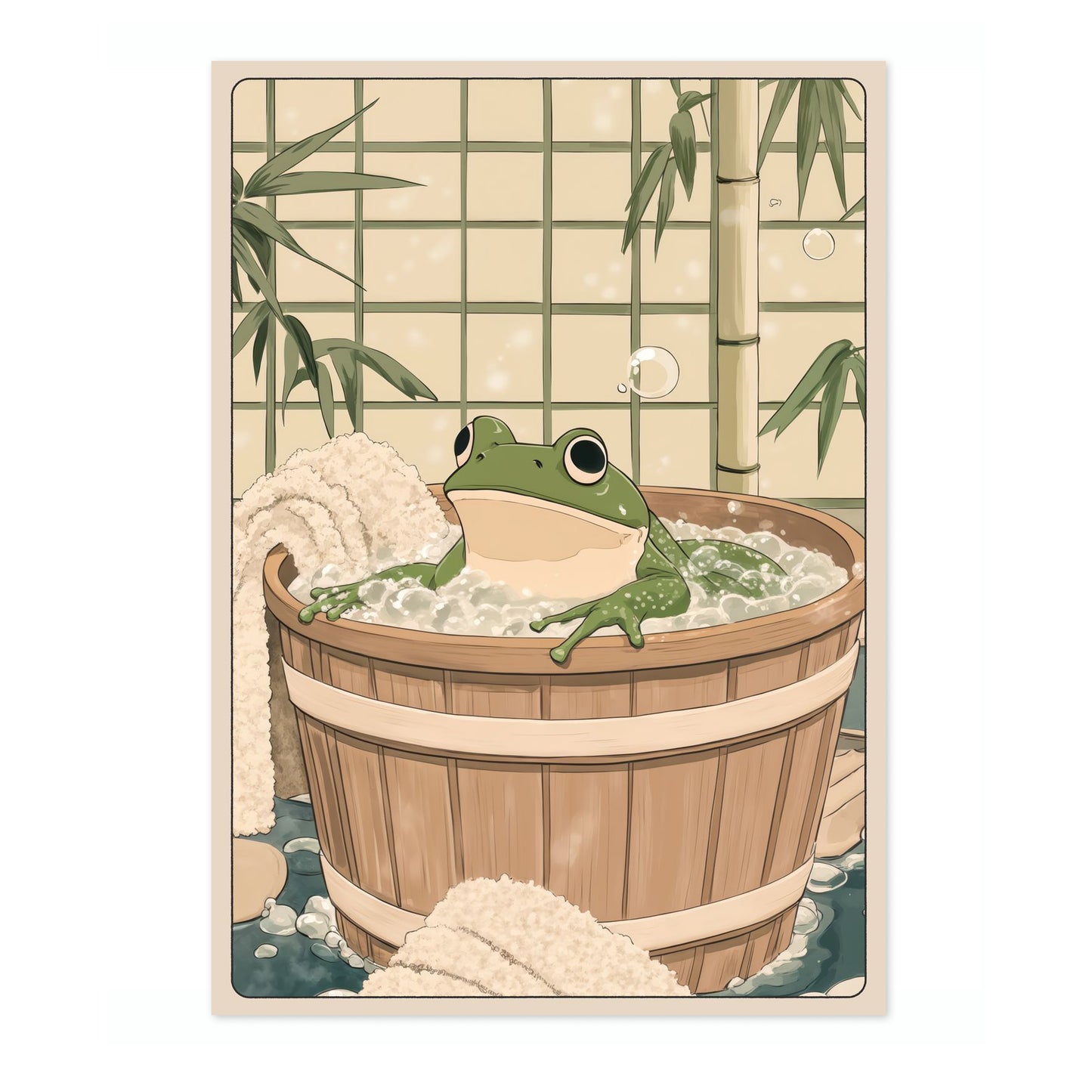 Frog in Bathtub