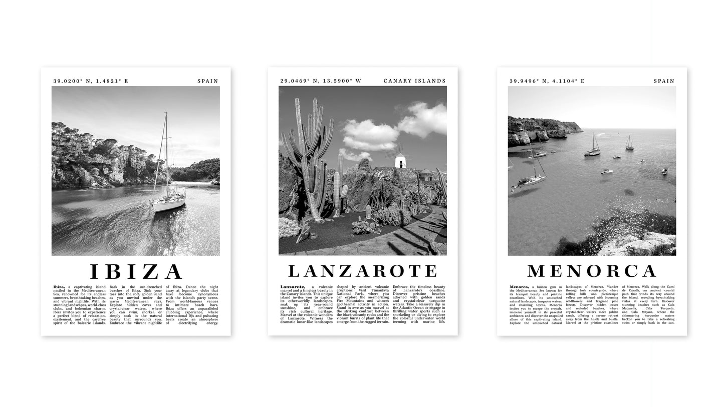 Spanien Schwarz & Weiß