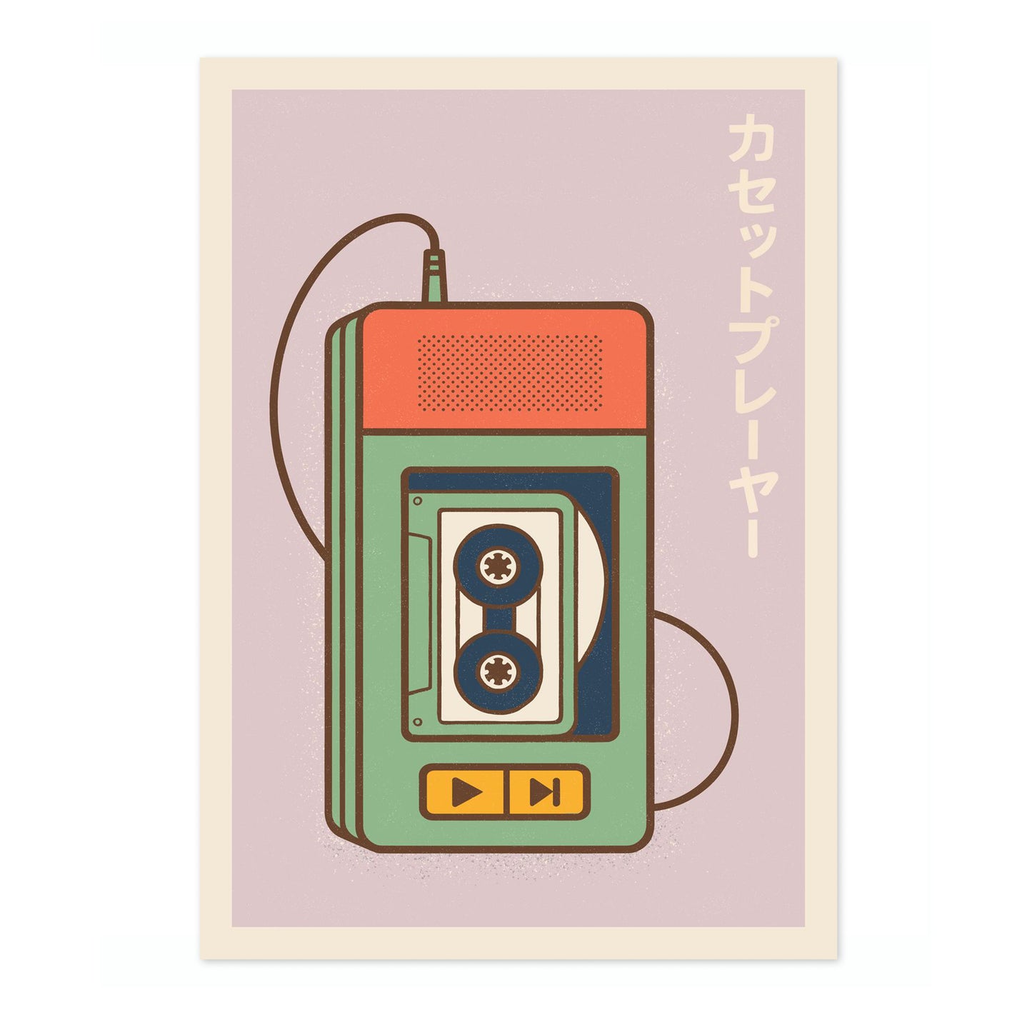 Draagbare cassetteplayer