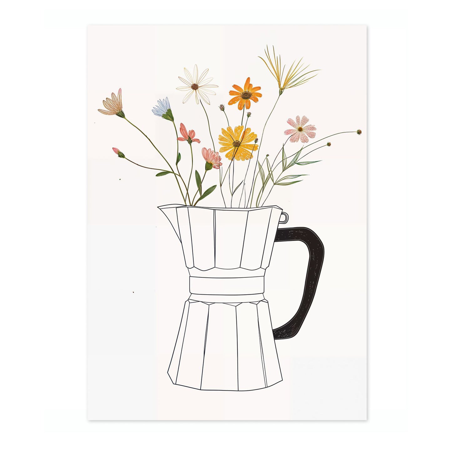 Flower Coffee Pot
