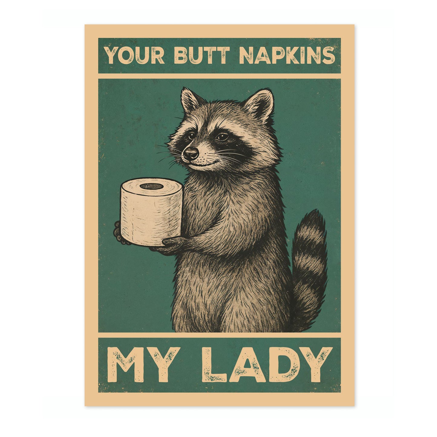 Deine Hintern-Taschentücher, meine Dame