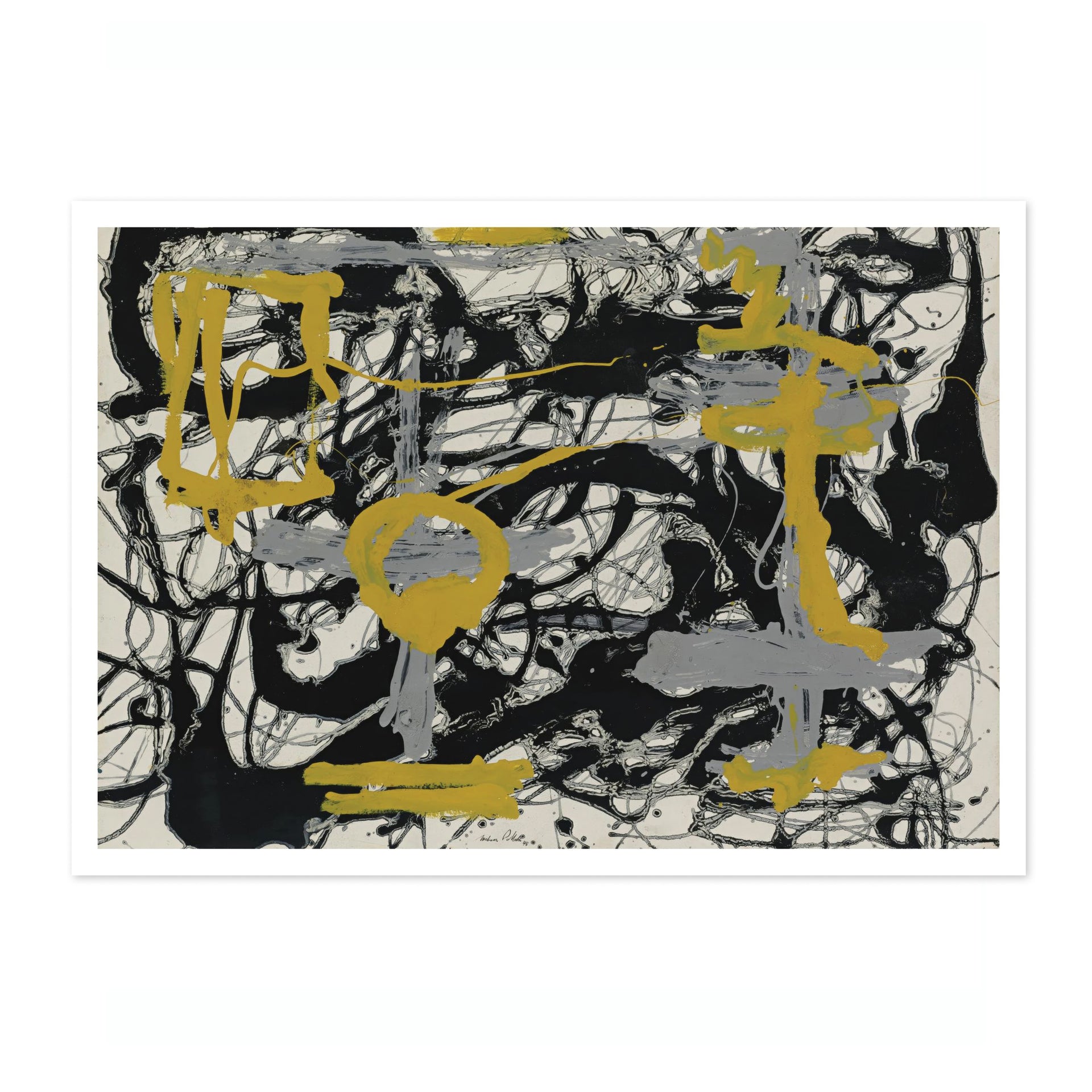 Number 12A by Jackson Pollock Art Framed Prints Posters