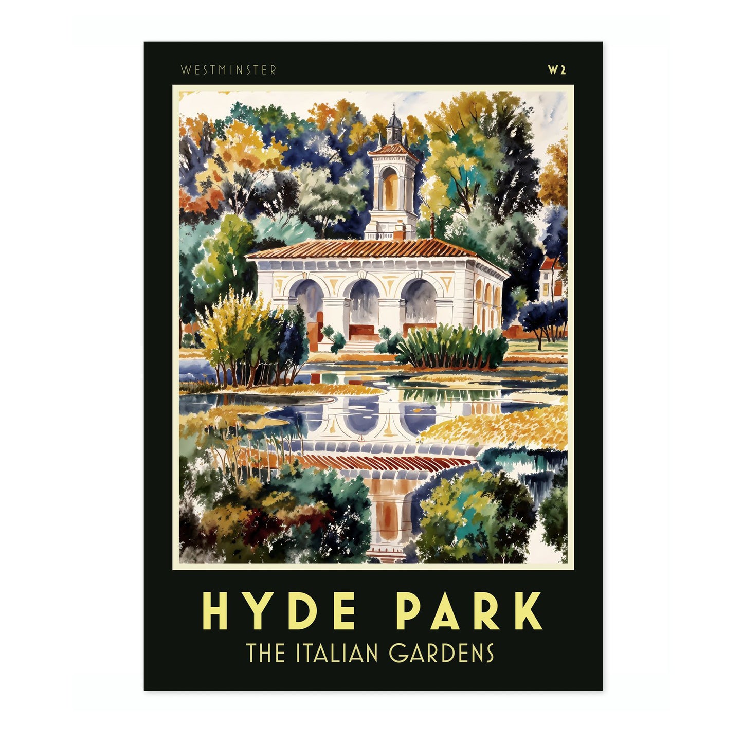 Hyde Park, The Italian Gardens