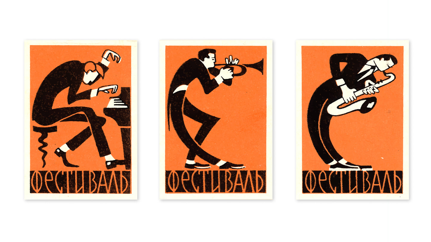 Ensemble de jazz vintage