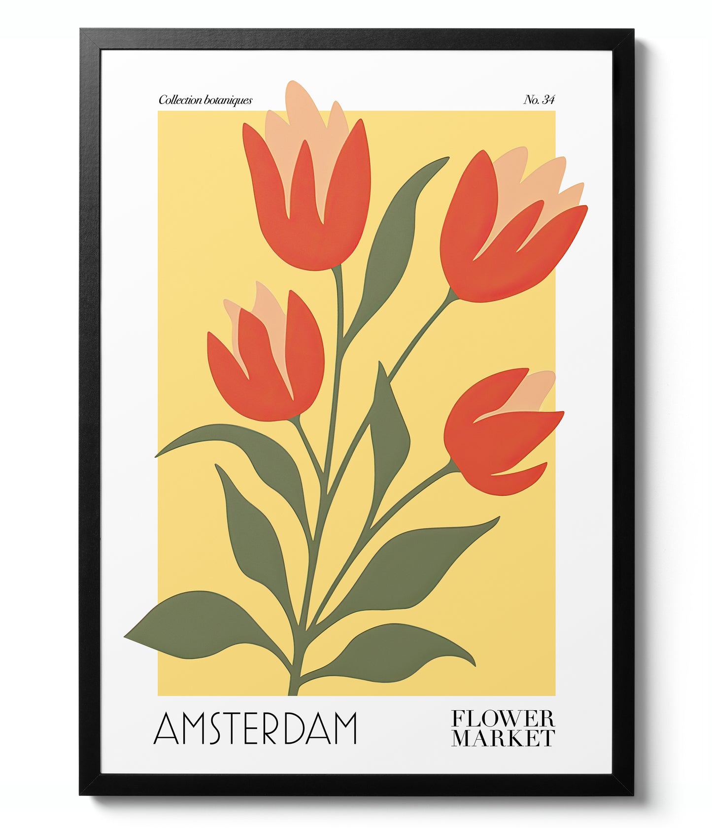 Blomstermarknad Utställning - Set om 3