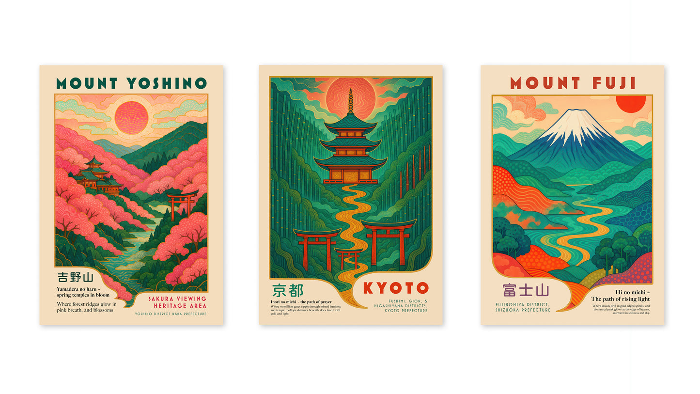 Groene Anime Japanse Uitzichten