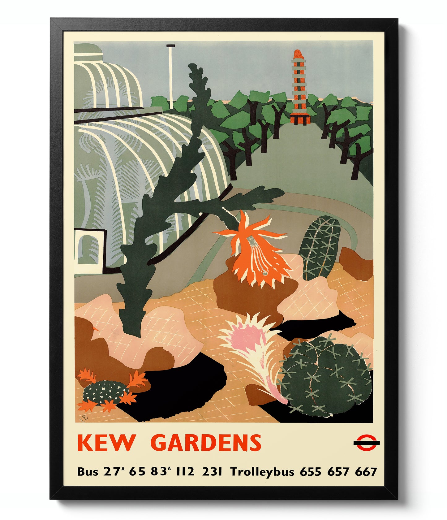 Kew Gardens London Underground - Set van 3