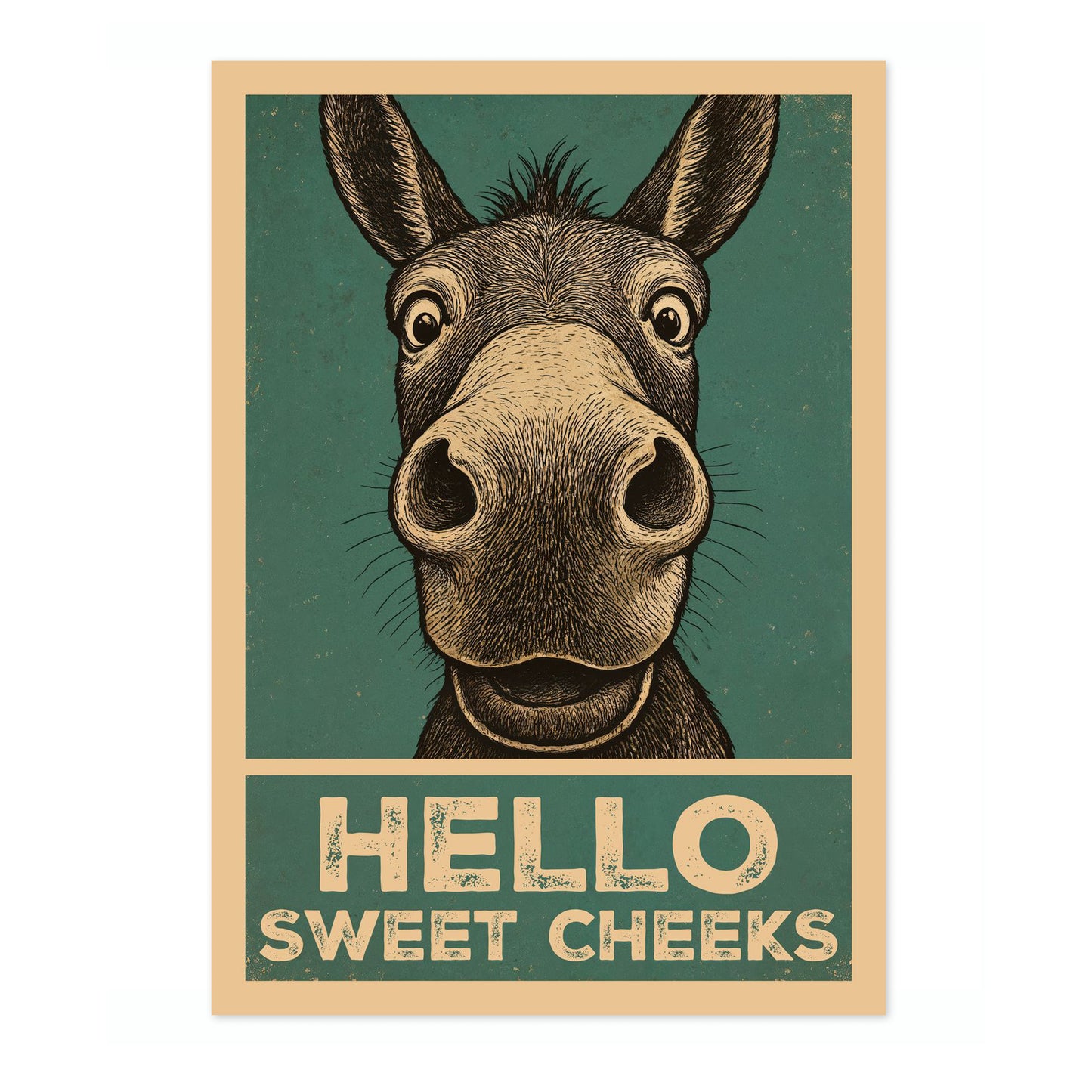 Hallo Zoete Wangen Ezeltje