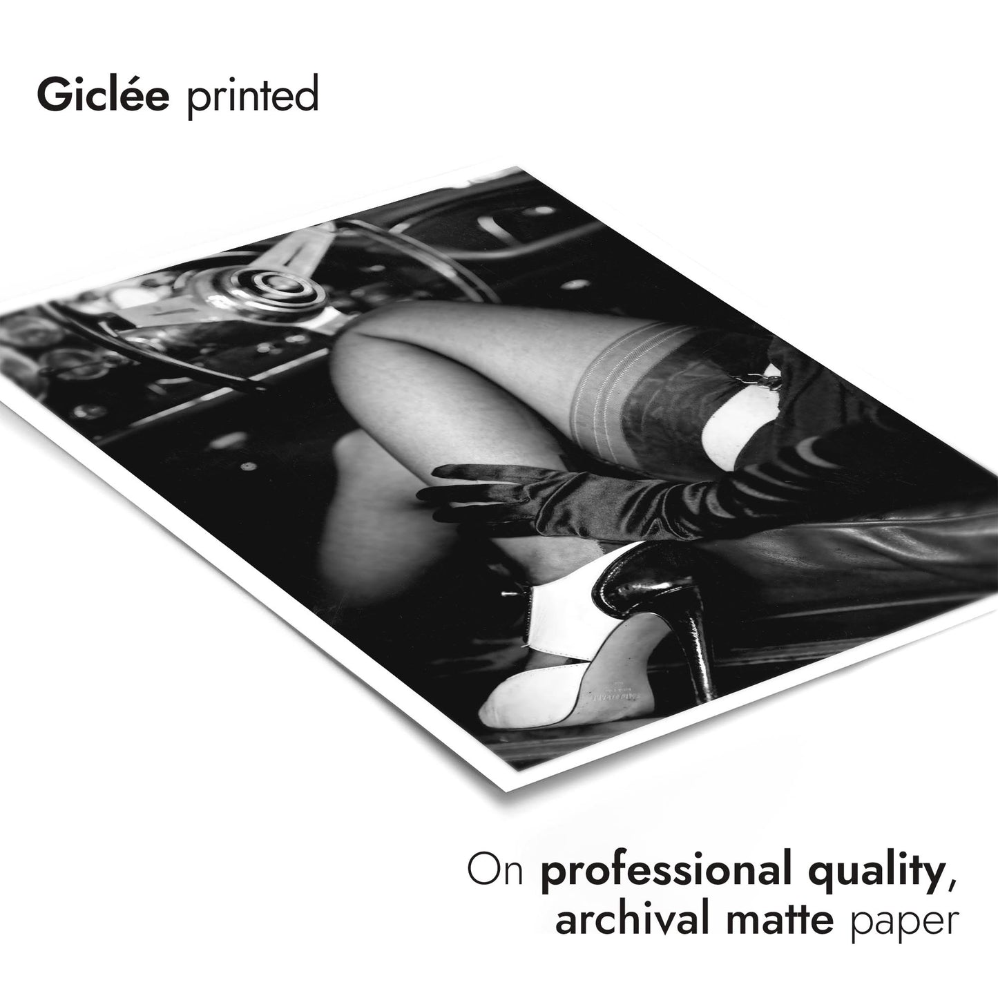 Driving Classic in High Heels