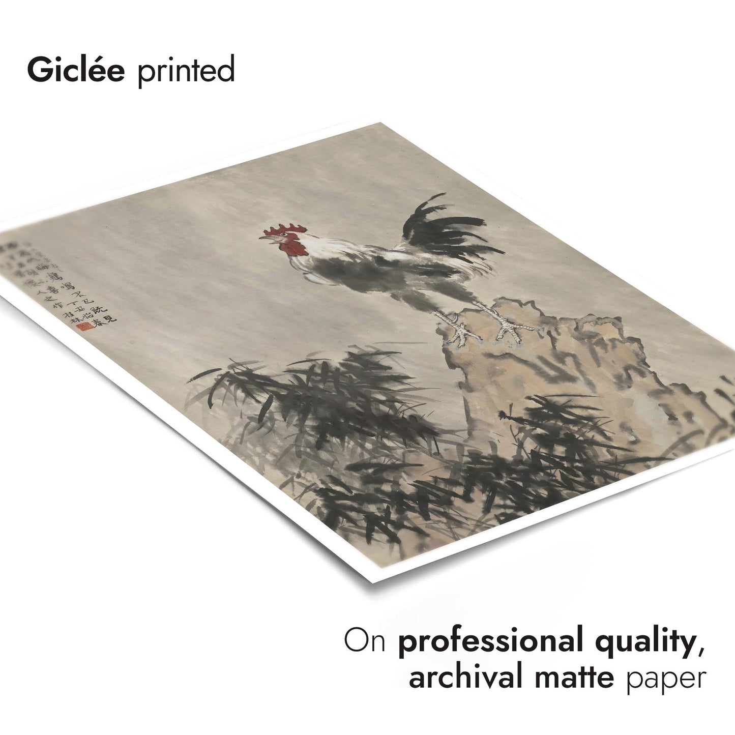 The Rooster Crows in the Wind and Rain