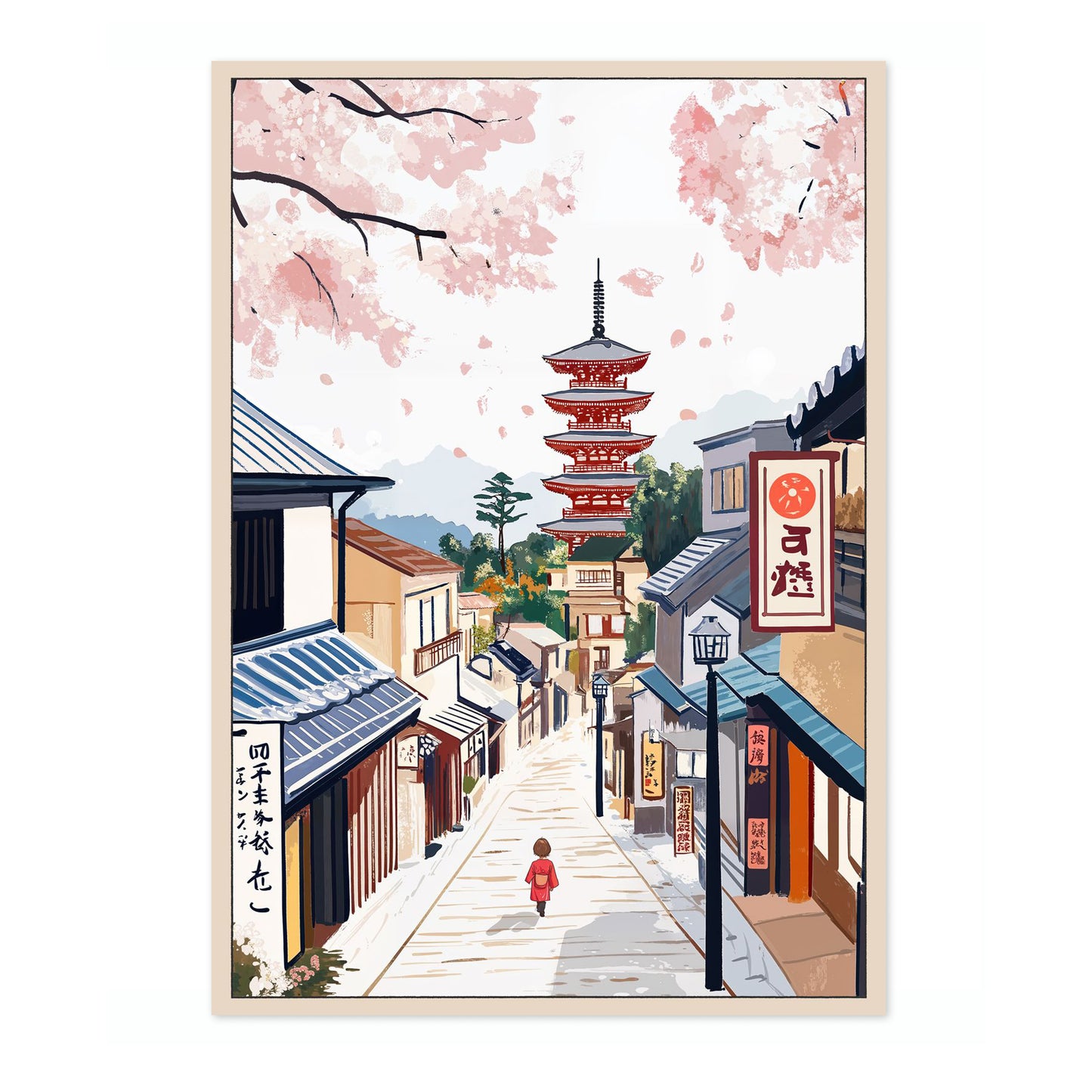 Kyoto Straßenansicht