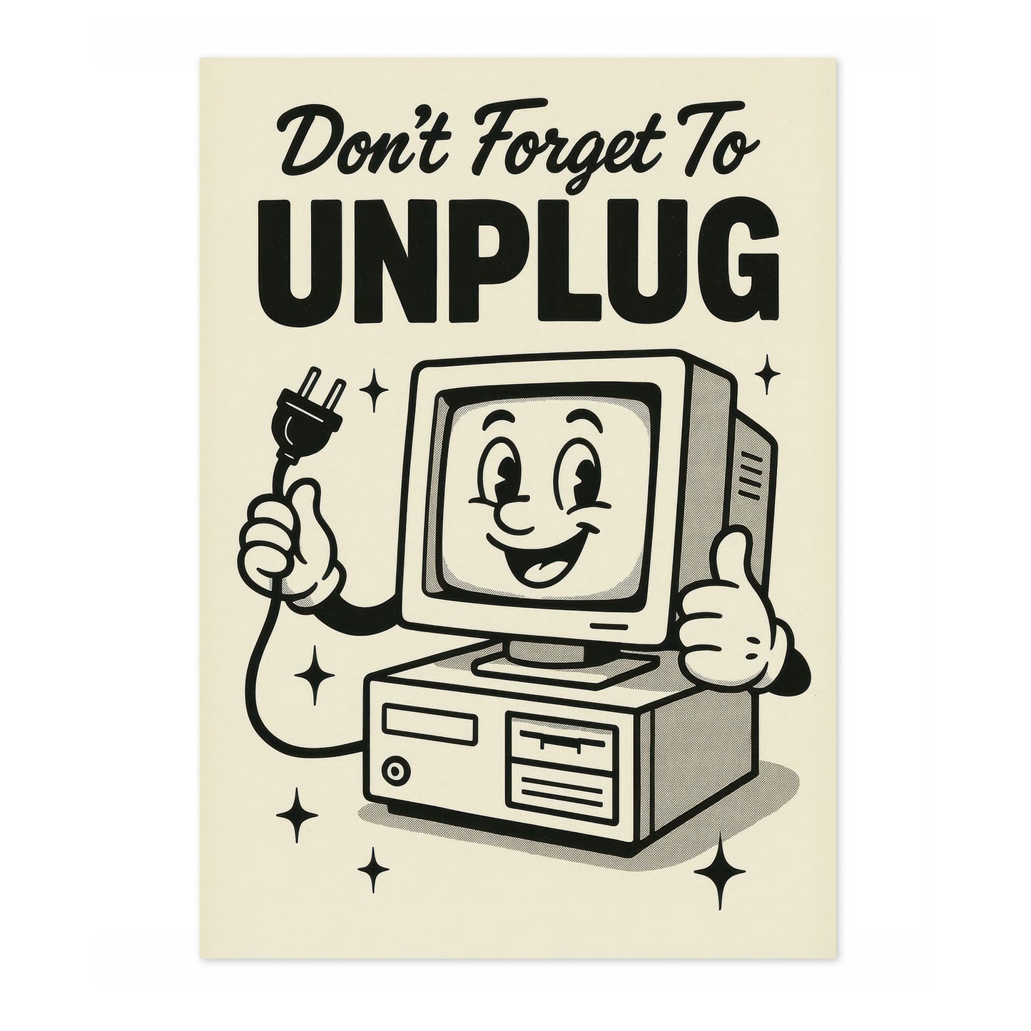 Glöm inte att koppla ur