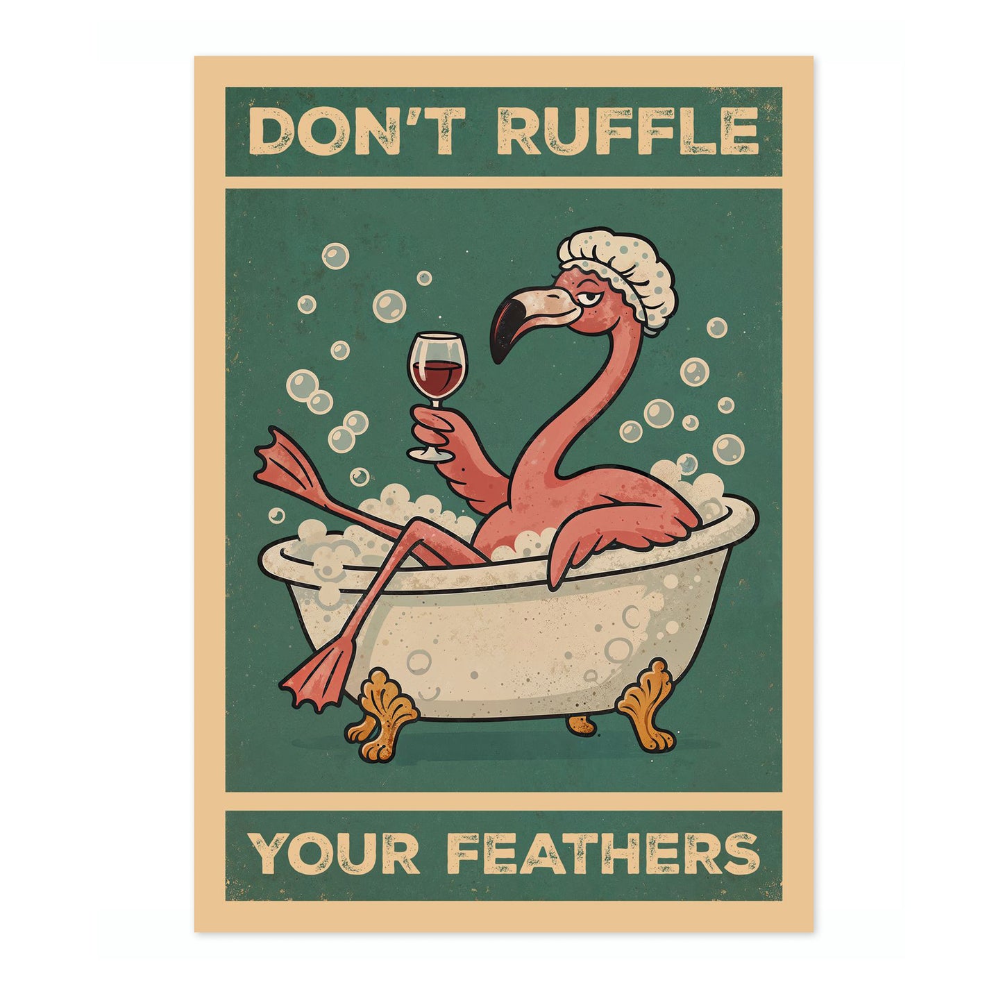 Maak je veren niet los